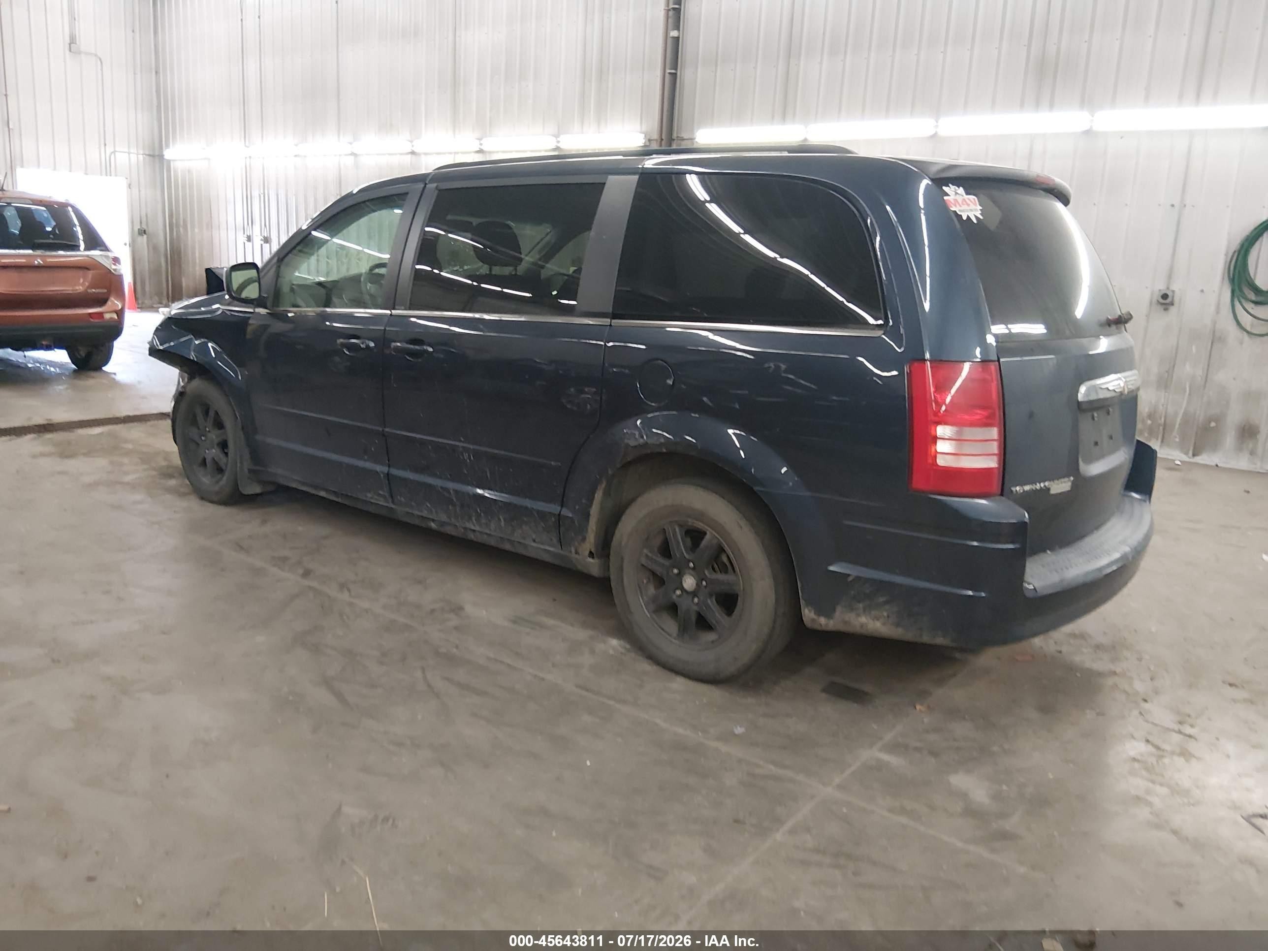 2008 Chrysler Town & Country Touring Dark Blue vin: 2A8HR54PX8R761772