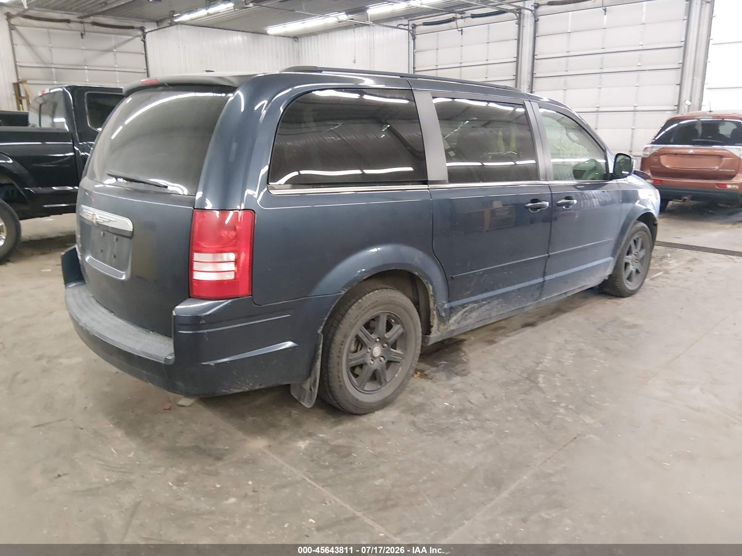 2008 Chrysler Town & Country Touring Dark Blue vin: 2A8HR54PX8R761772