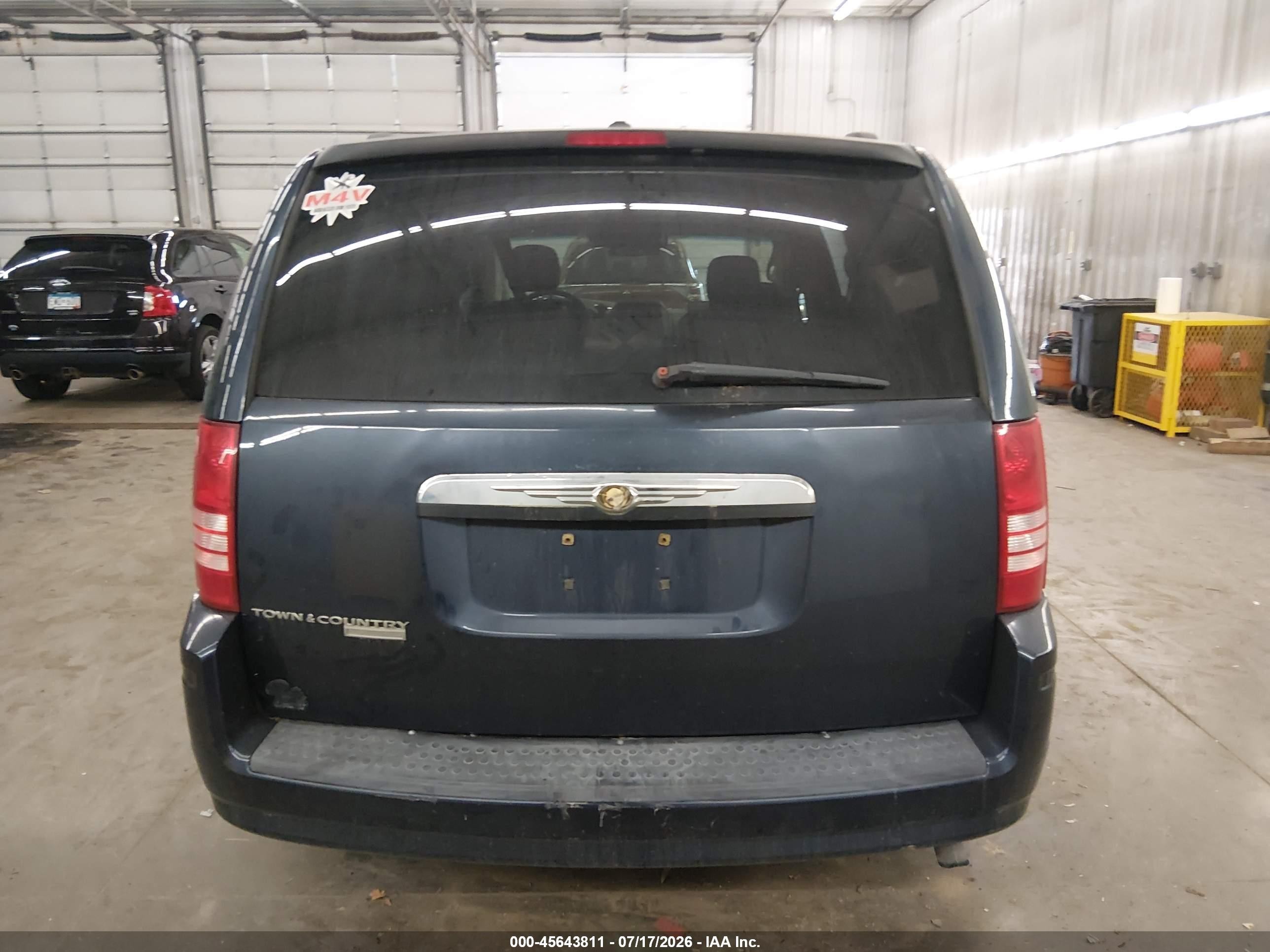 2008 Chrysler Town & Country Touring Dark Blue vin: 2A8HR54PX8R761772