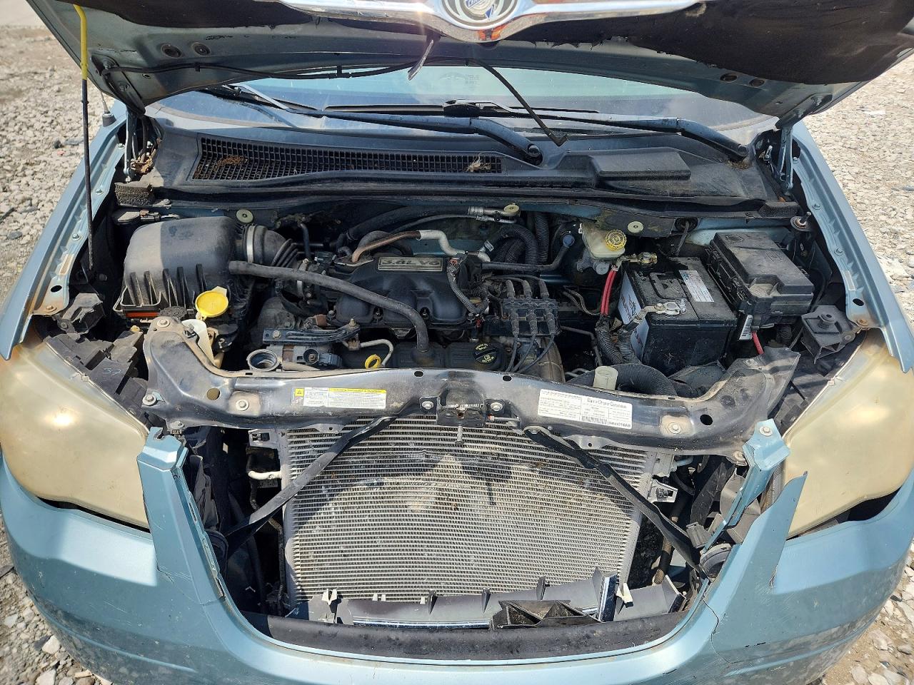 2008 Chrysler Town & Country Touring Синий vin: 2A8HR54PX8R818519