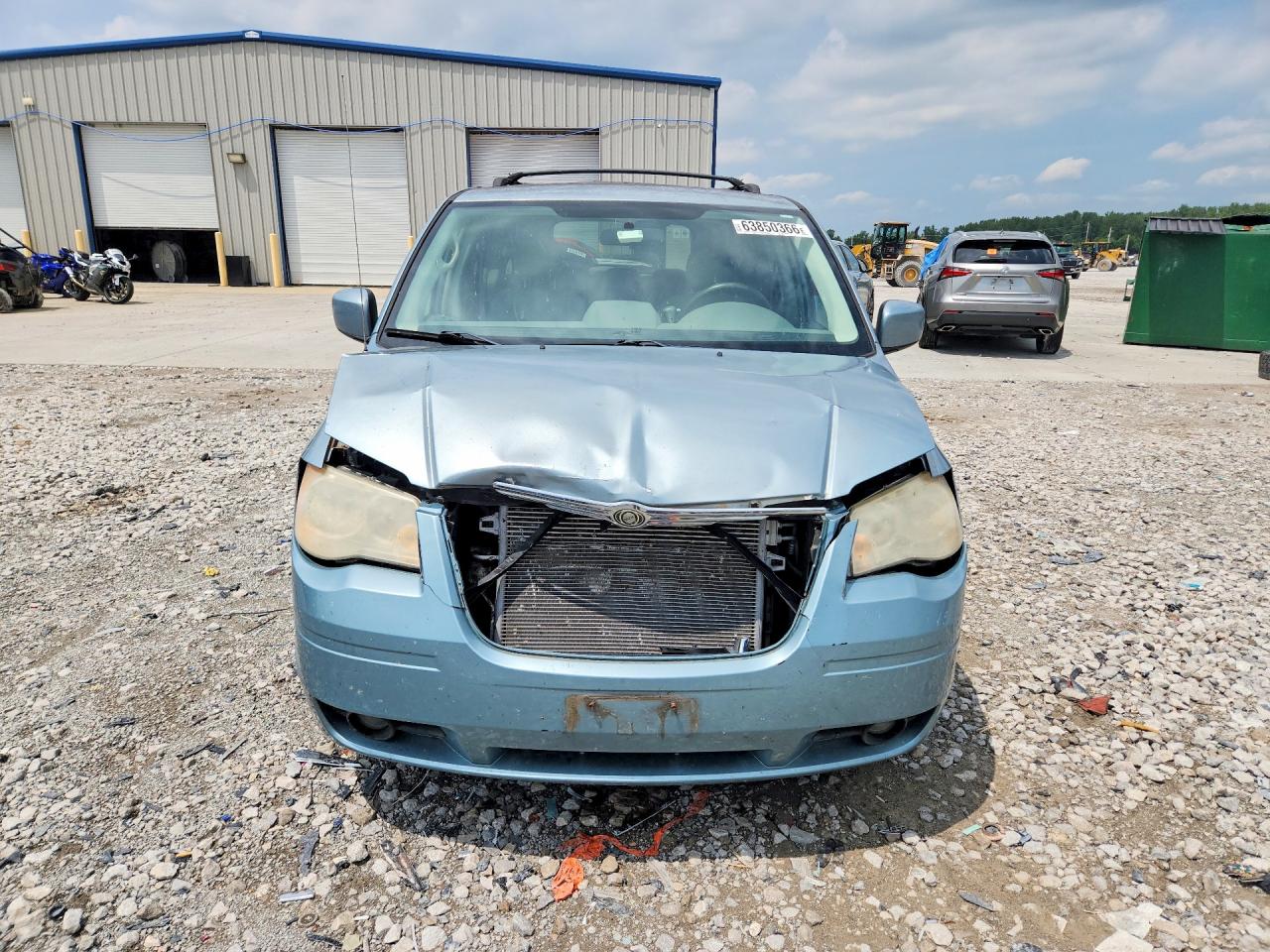 2008 Chrysler Town & Country Touring Синий vin: 2A8HR54PX8R818519