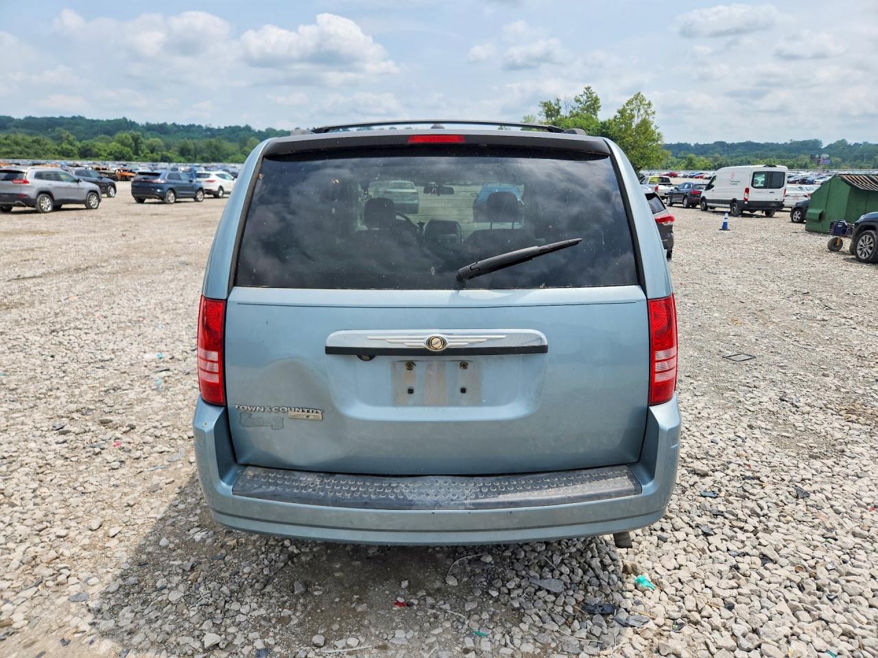 2008 Chrysler Town & Country Touring Синий vin: 2A8HR54PX8R818519