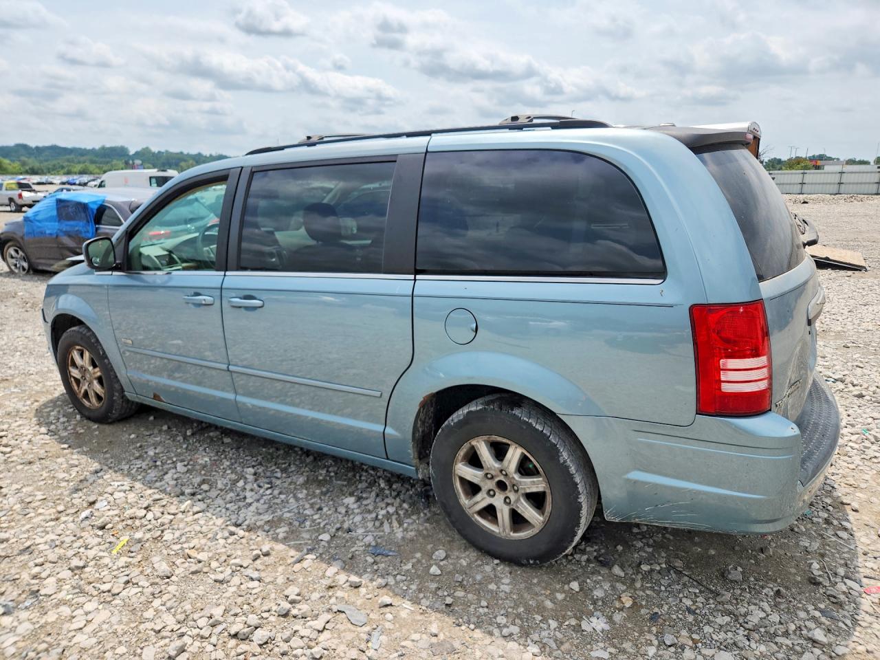2008 Chrysler Town & Country Touring Синий vin: 2A8HR54PX8R818519