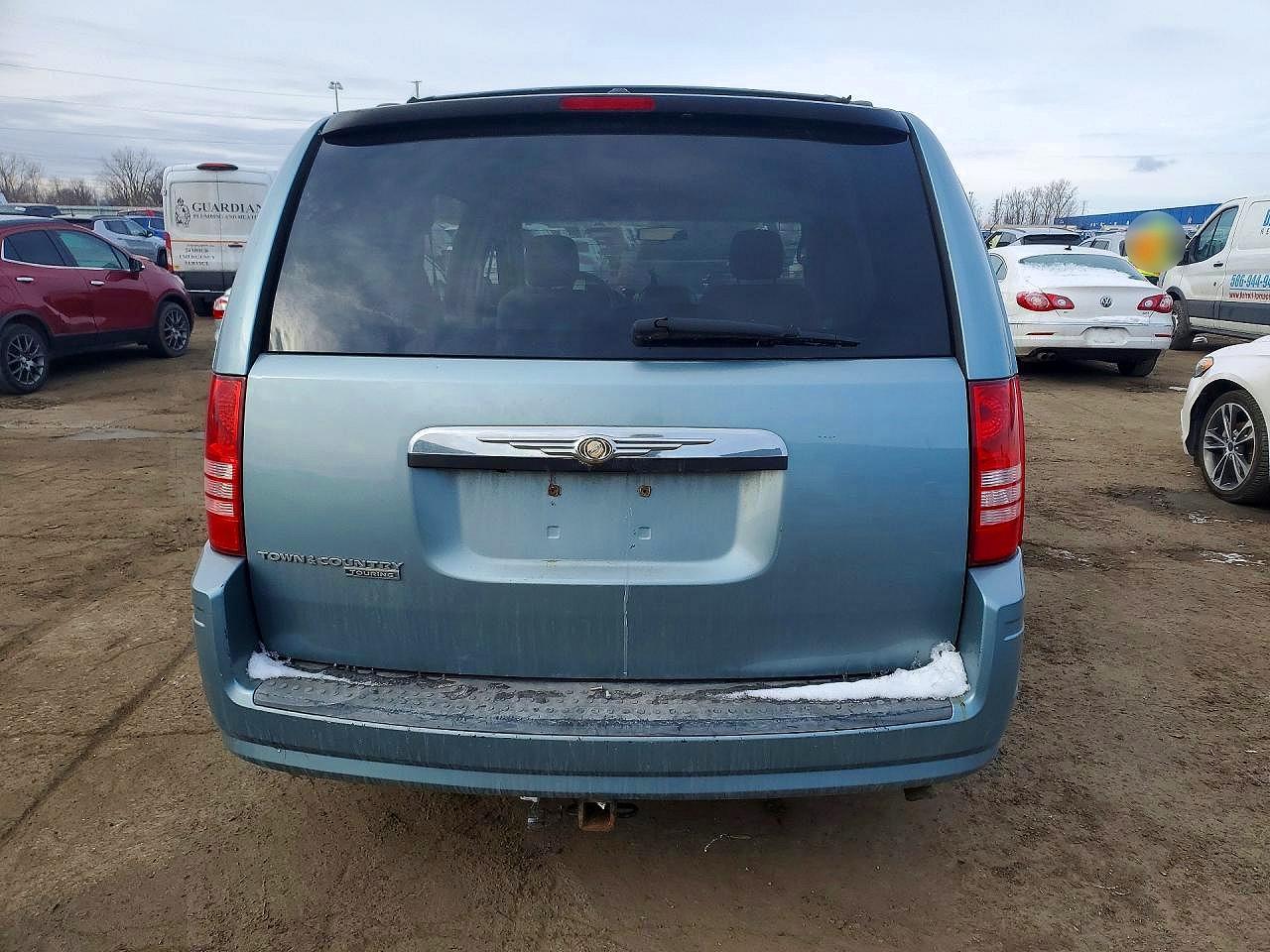 2008 Chrysler Town & Country Touring Blue vin: 2A8HR54PX8R837121