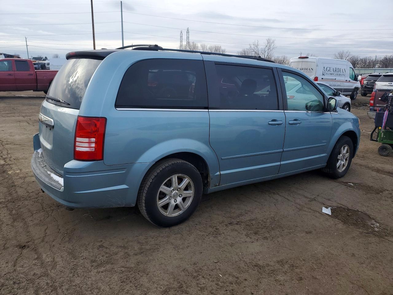 2008 Chrysler Town & Country Touring Blue vin: 2A8HR54PX8R837121