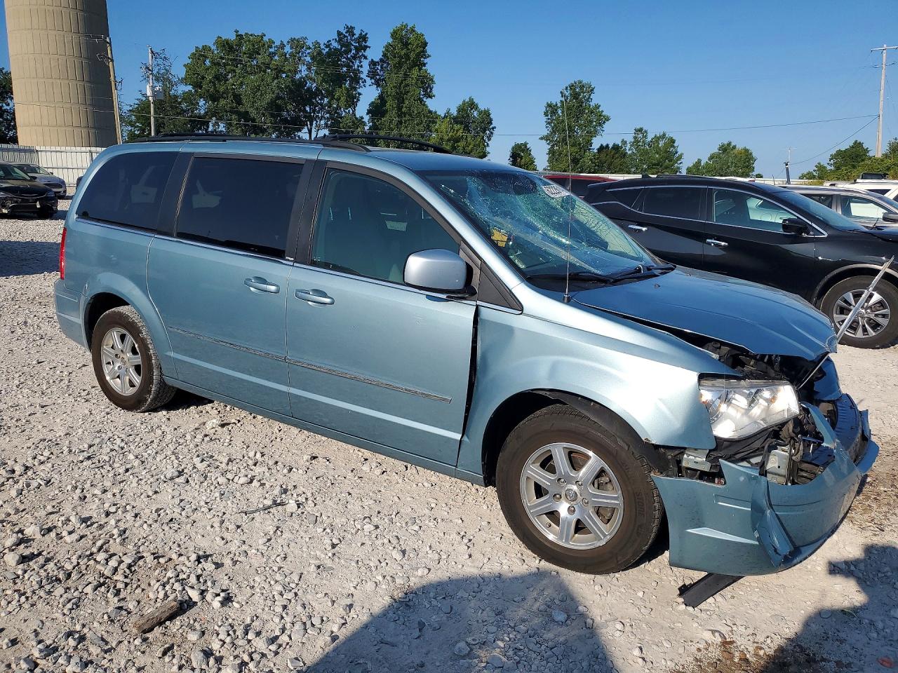 2009 Chrysler Town & Country Touring Blue vin: 2A8HR54X29R566766