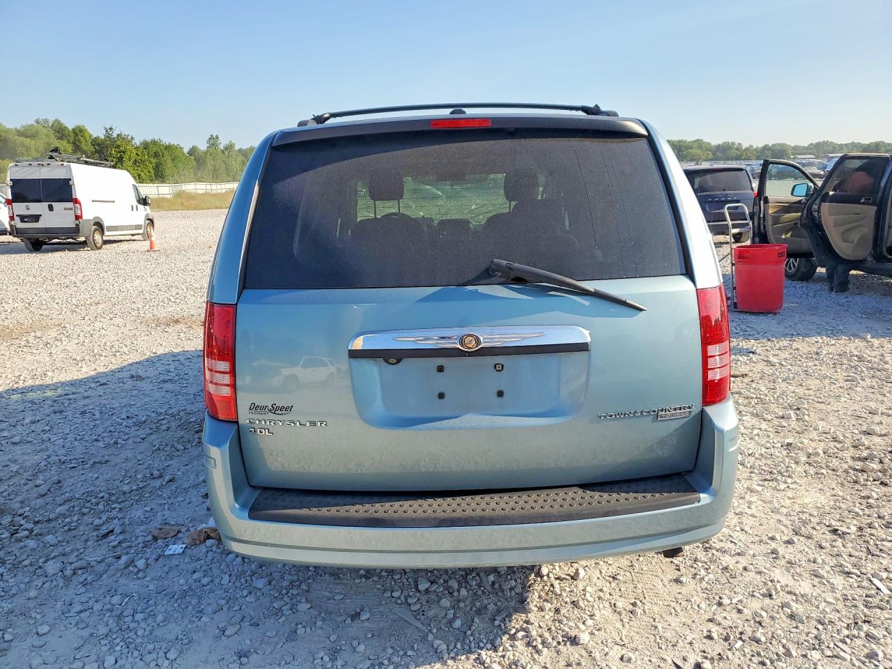 2009 Chrysler Town & Country Touring Blue vin: 2A8HR54X29R566766
