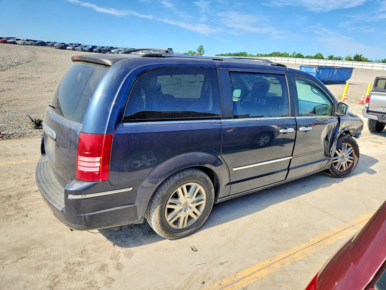 2008 Chrysler Town & Country Limited Синий vin: 2A8HR64X08R765819