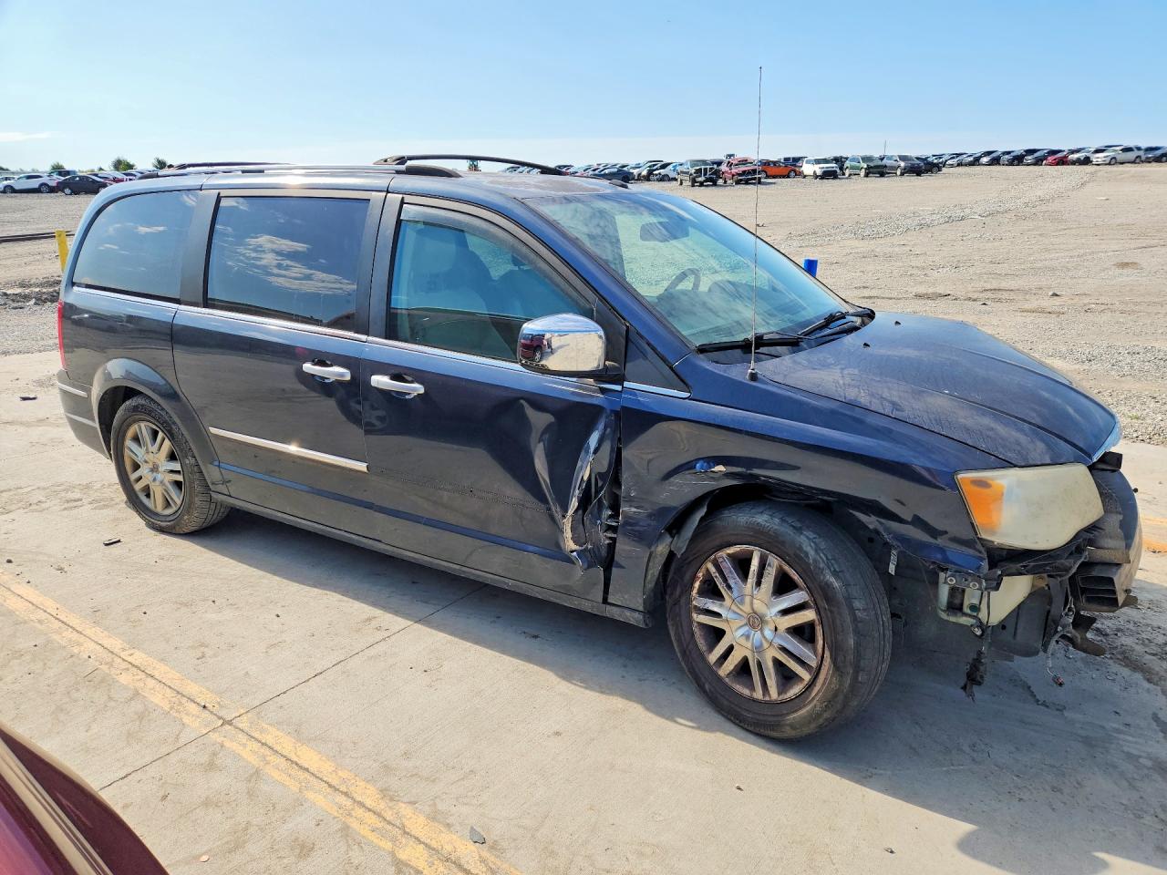 2008 Chrysler Town & Country Limited Синий vin: 2A8HR64X08R765819