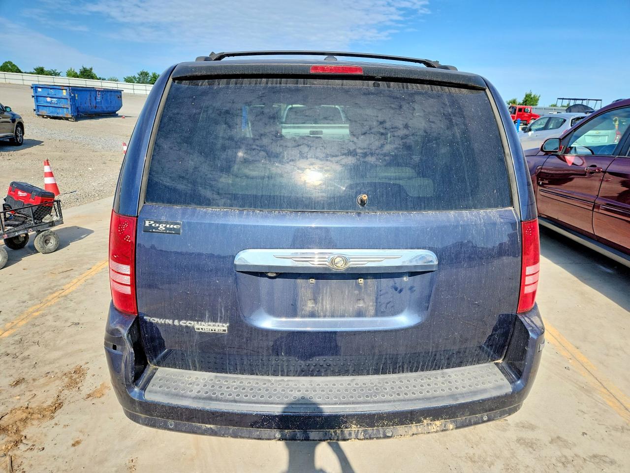 2008 Chrysler Town & Country Limited Синий vin: 2A8HR64X08R765819