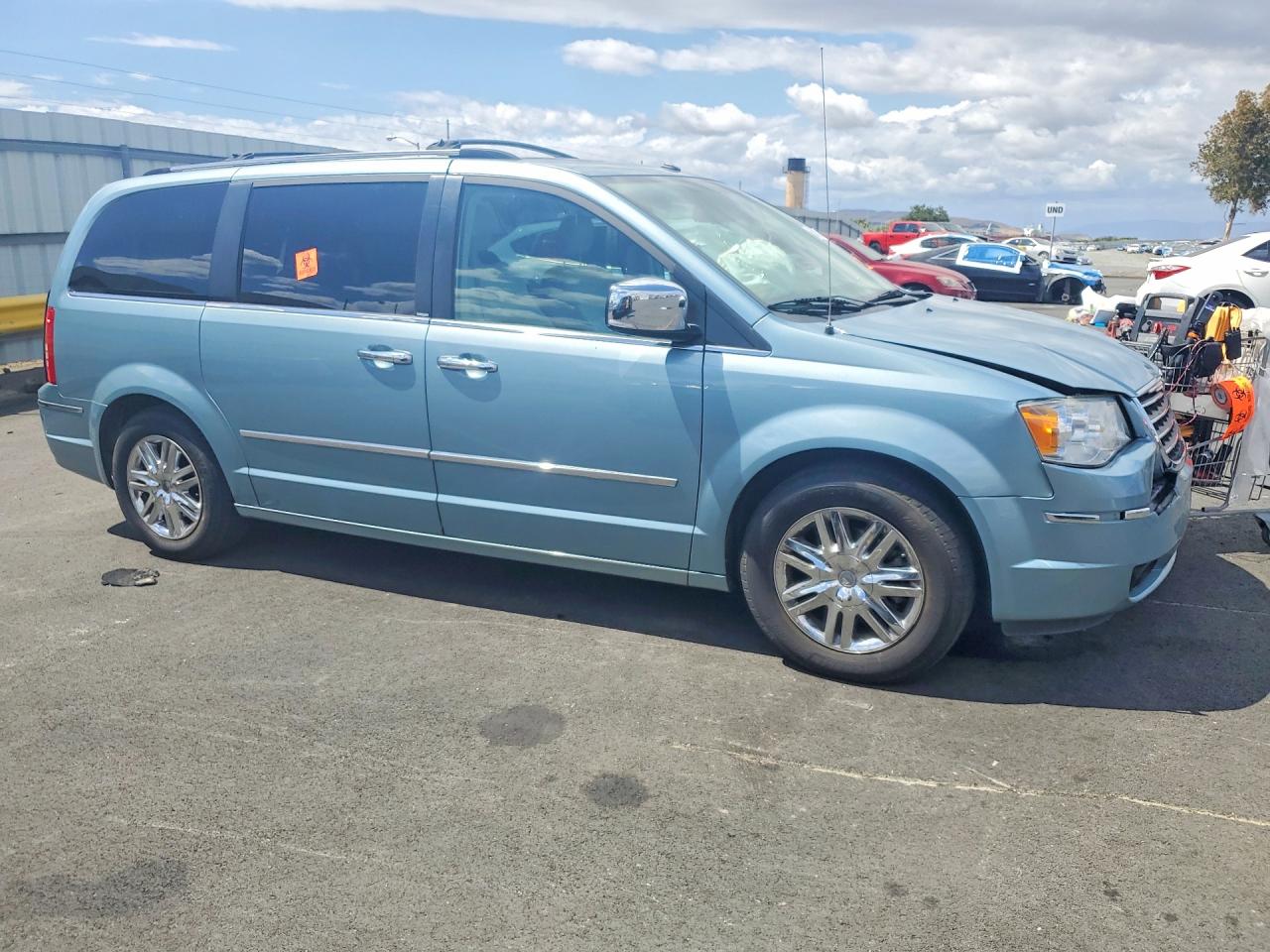 2008 Chrysler Town & Country Limited Blue vin: 2A8HR64X08R822939