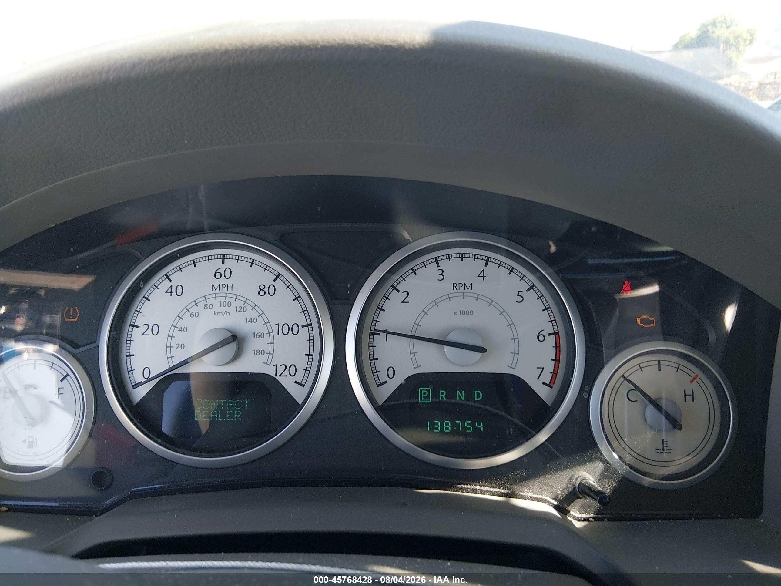 2009 Chrysler Town & Country Limited Бордовый vin: 2A8HR64X29R627586