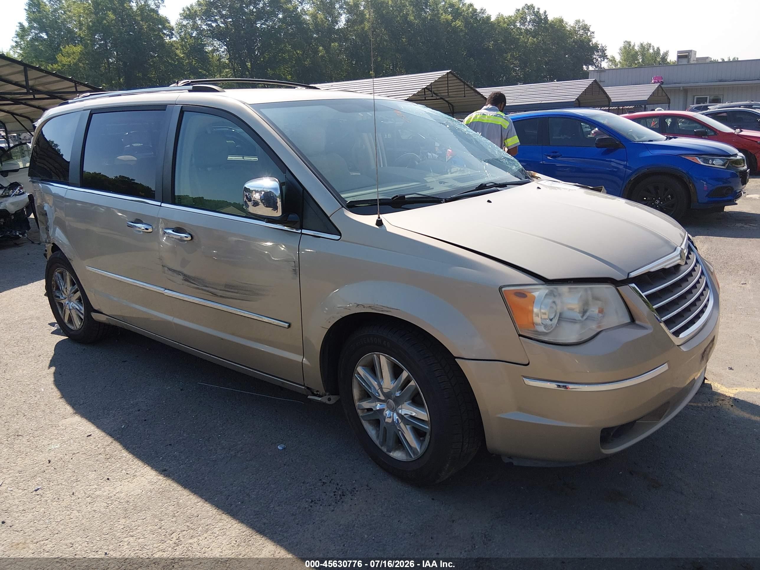 2009 Chrysler Town & Country Limited Beige vin: 2A8HR64X29R637941