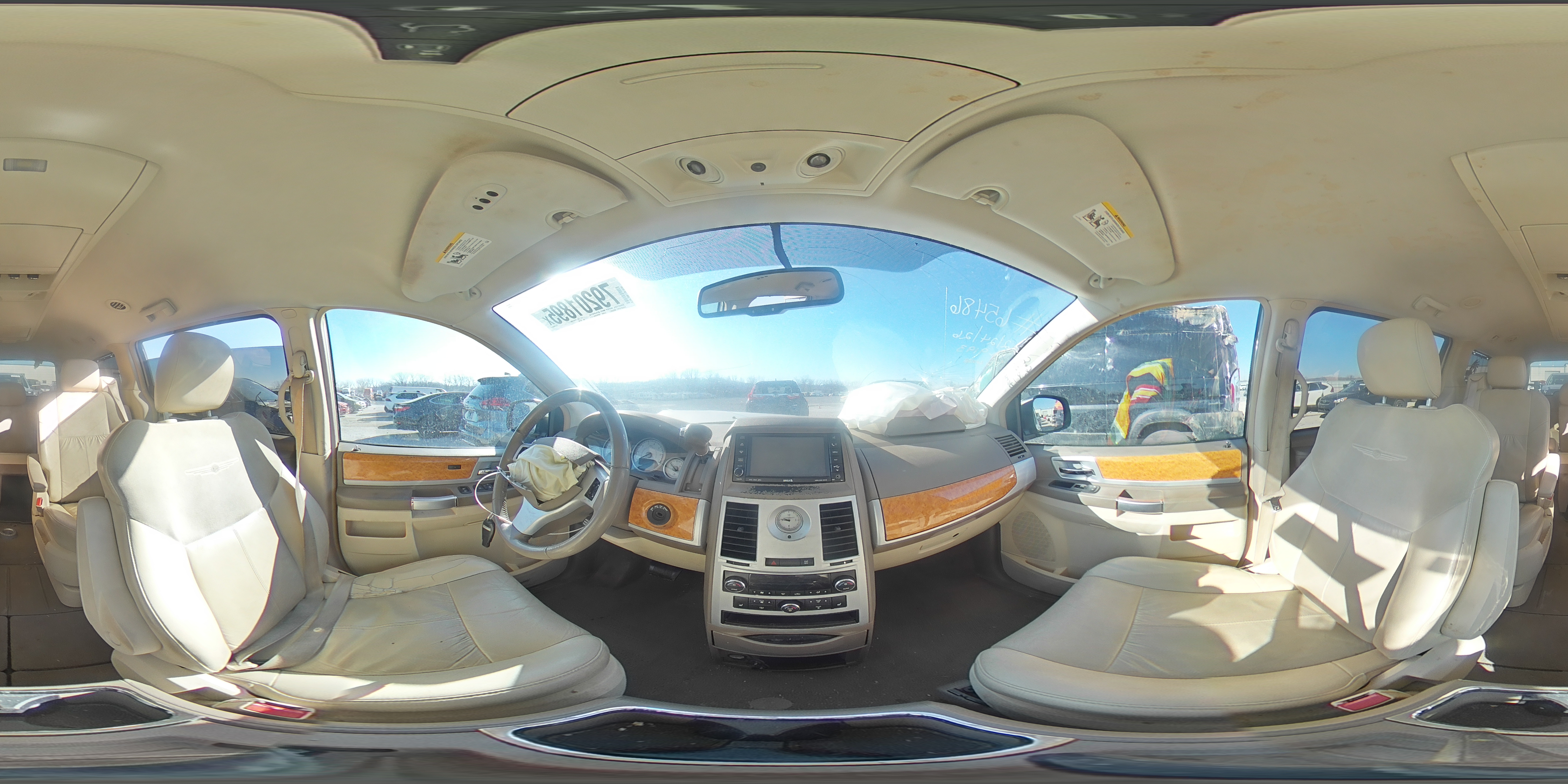 2008 Chrysler Town & Country Limited Желто-коричневый vin: 2A8HR64X48R769193