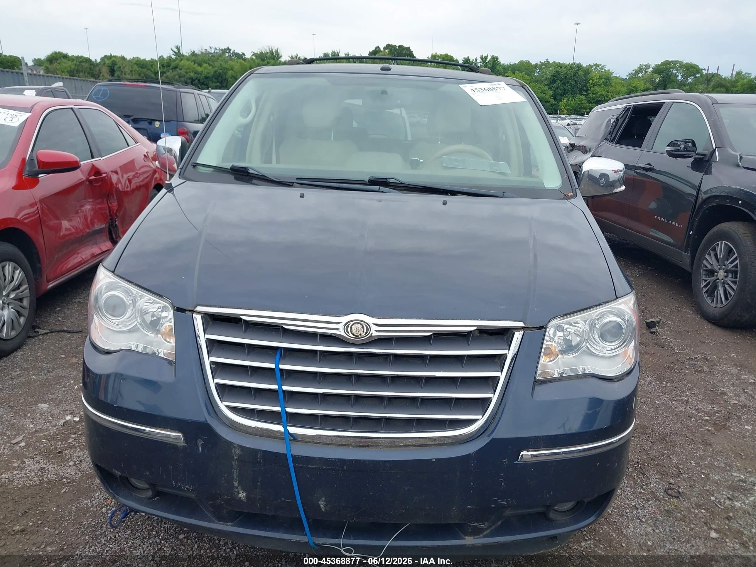 2008 Chrysler Town & Country Limited Blue vin: 2A8HR64X88R797028
