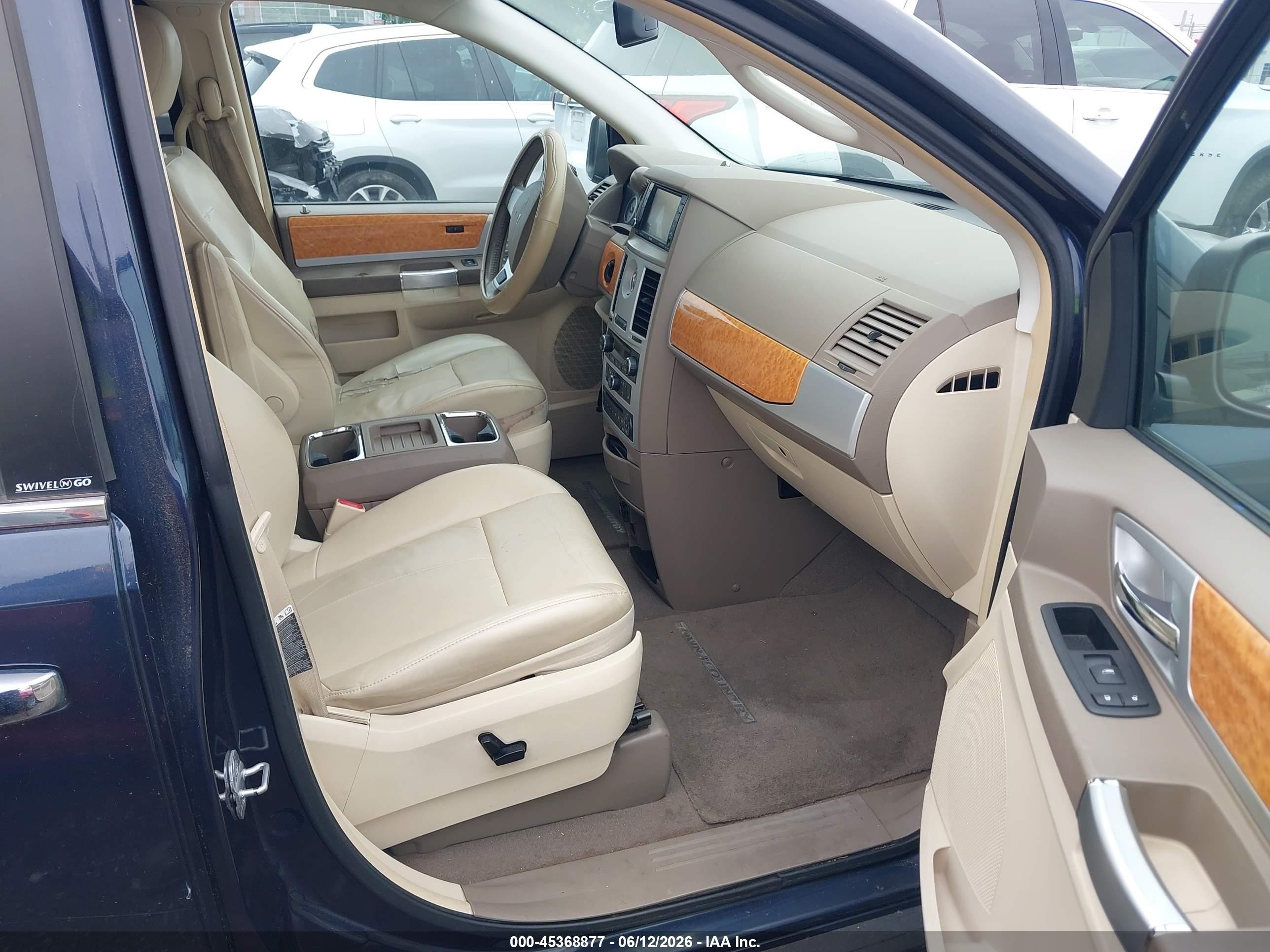 2008 Chrysler Town & Country Limited Blue vin: 2A8HR64X88R797028
