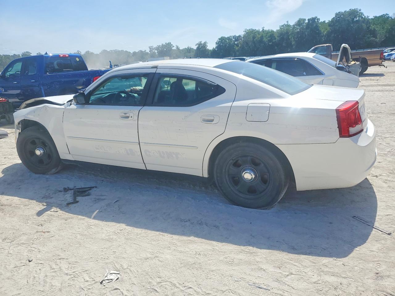 2010 Dodge Charger White vin: 2B3AA4CT0AH161929