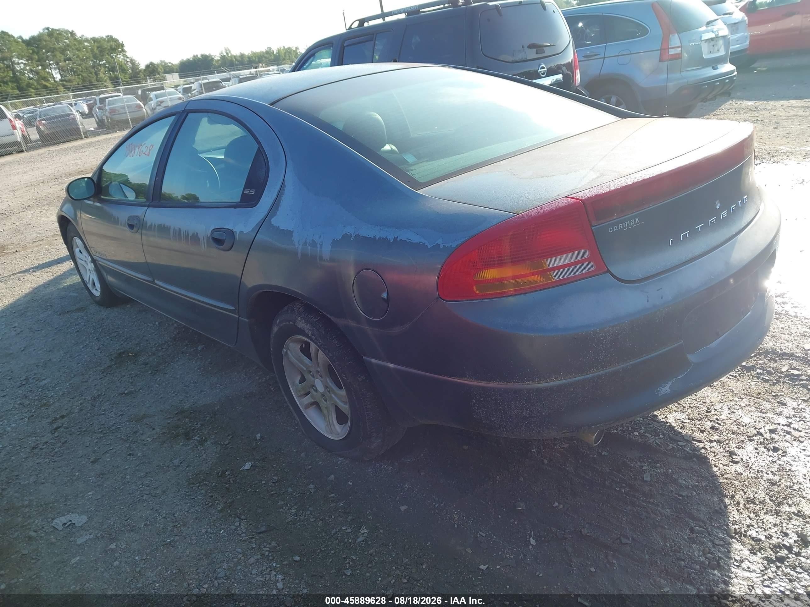2001 Dodge Intrepid Es Gray vin: 2B3AD56J31H714340