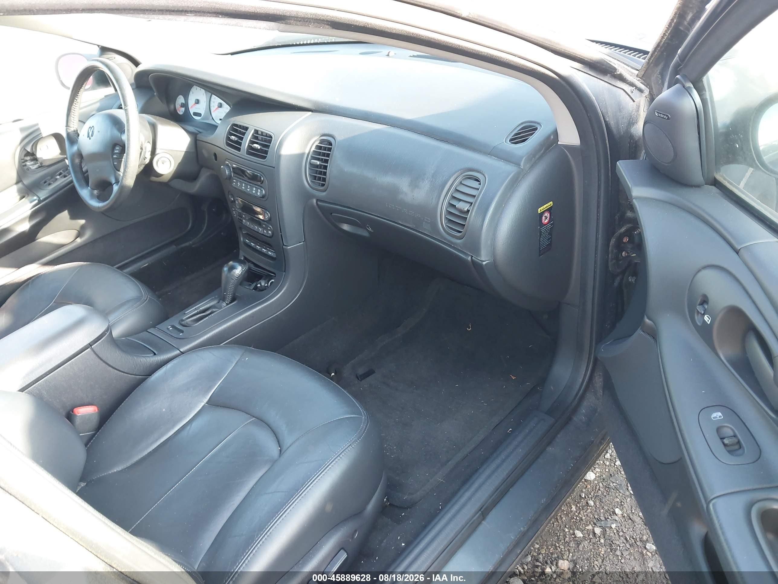 2001 Dodge Intrepid Es Gray vin: 2B3AD56J31H714340