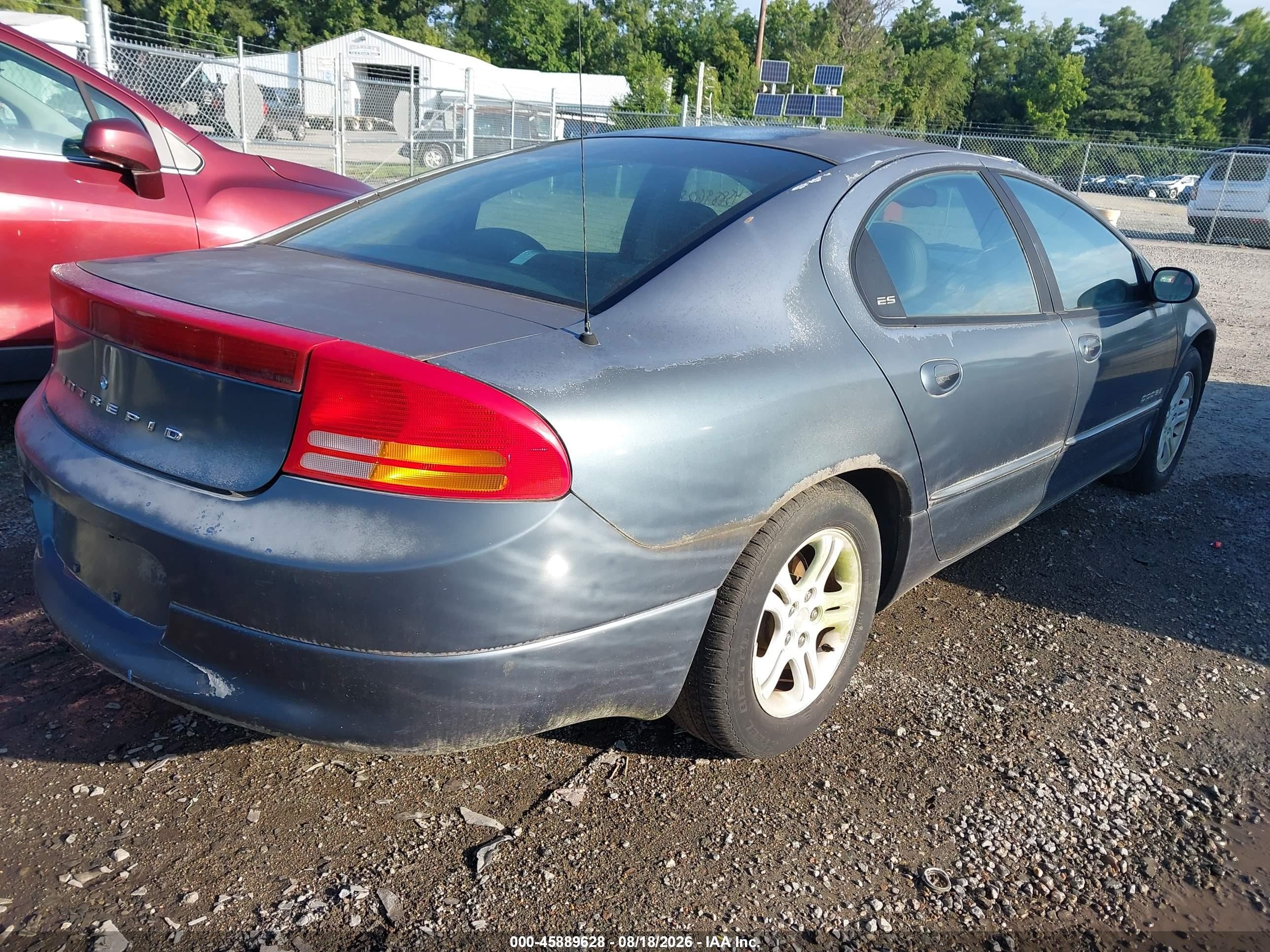 2001 Dodge Intrepid Es Gray vin: 2B3AD56J31H714340