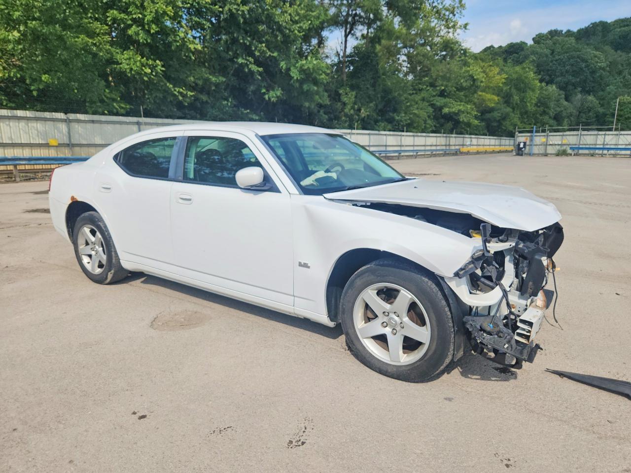 2010 Dodge Charger White vin: 2B3CA2CV0AH280613