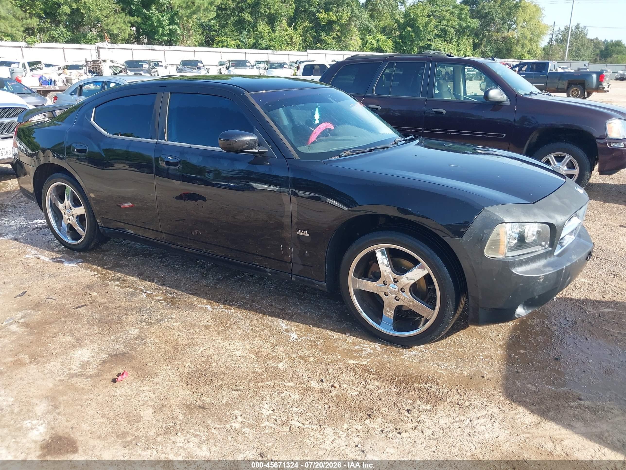 2010 Dodge Charger 3.5l Черный vin: 2B3CA2CV0AH316719