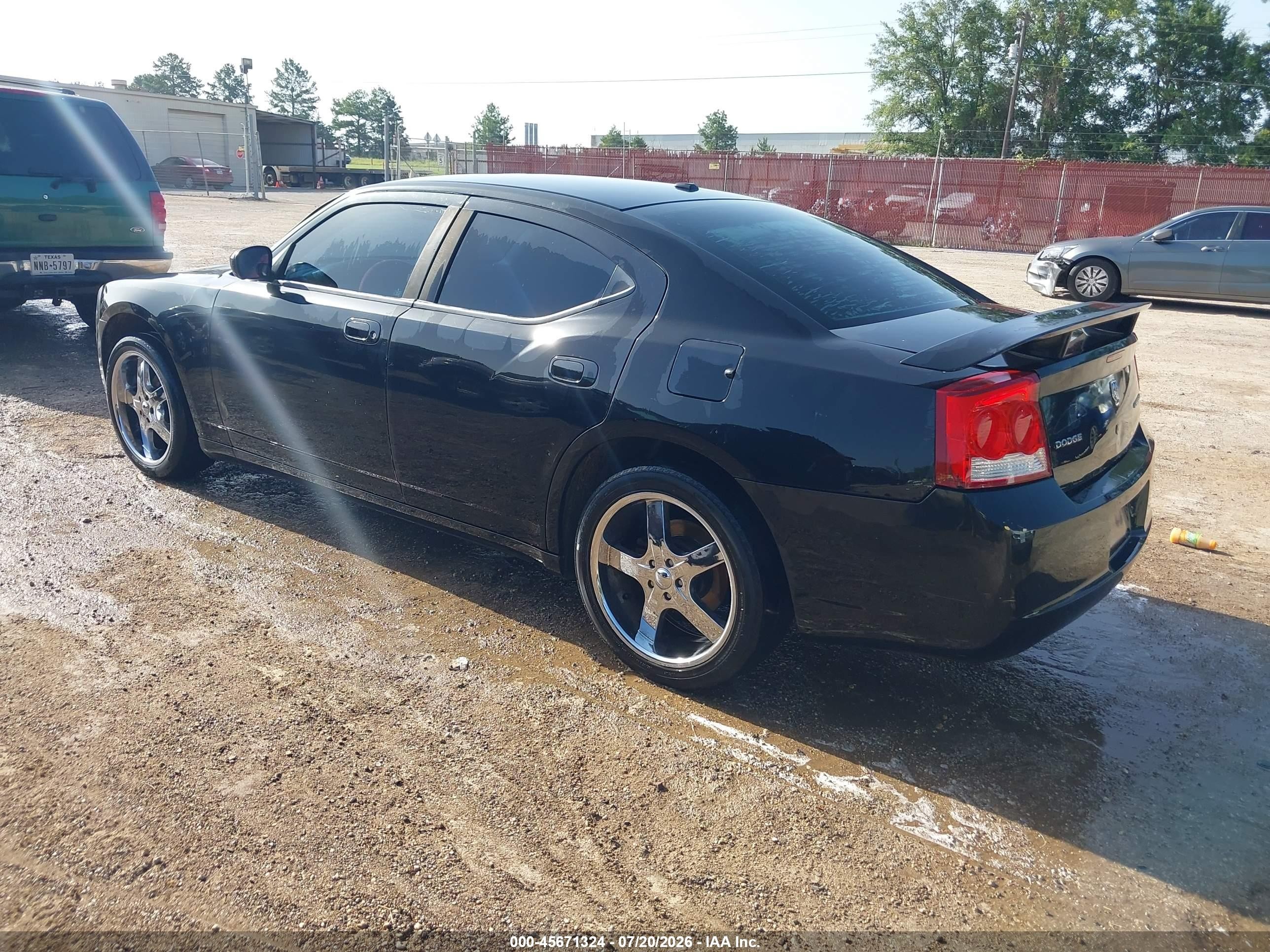 2010 Dodge Charger 3.5l Black vin: 2B3CA2CV0AH316719