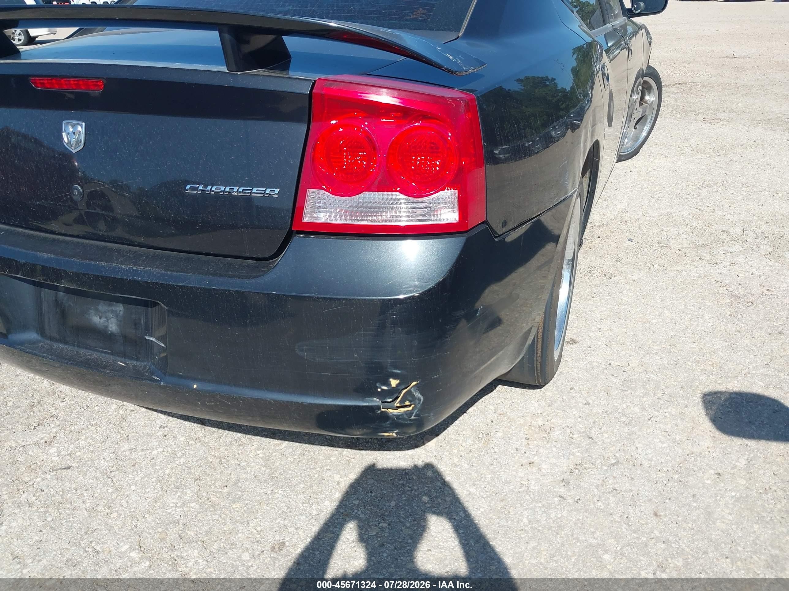 2010 Dodge Charger 3.5l Black vin: 2B3CA2CV0AH316719