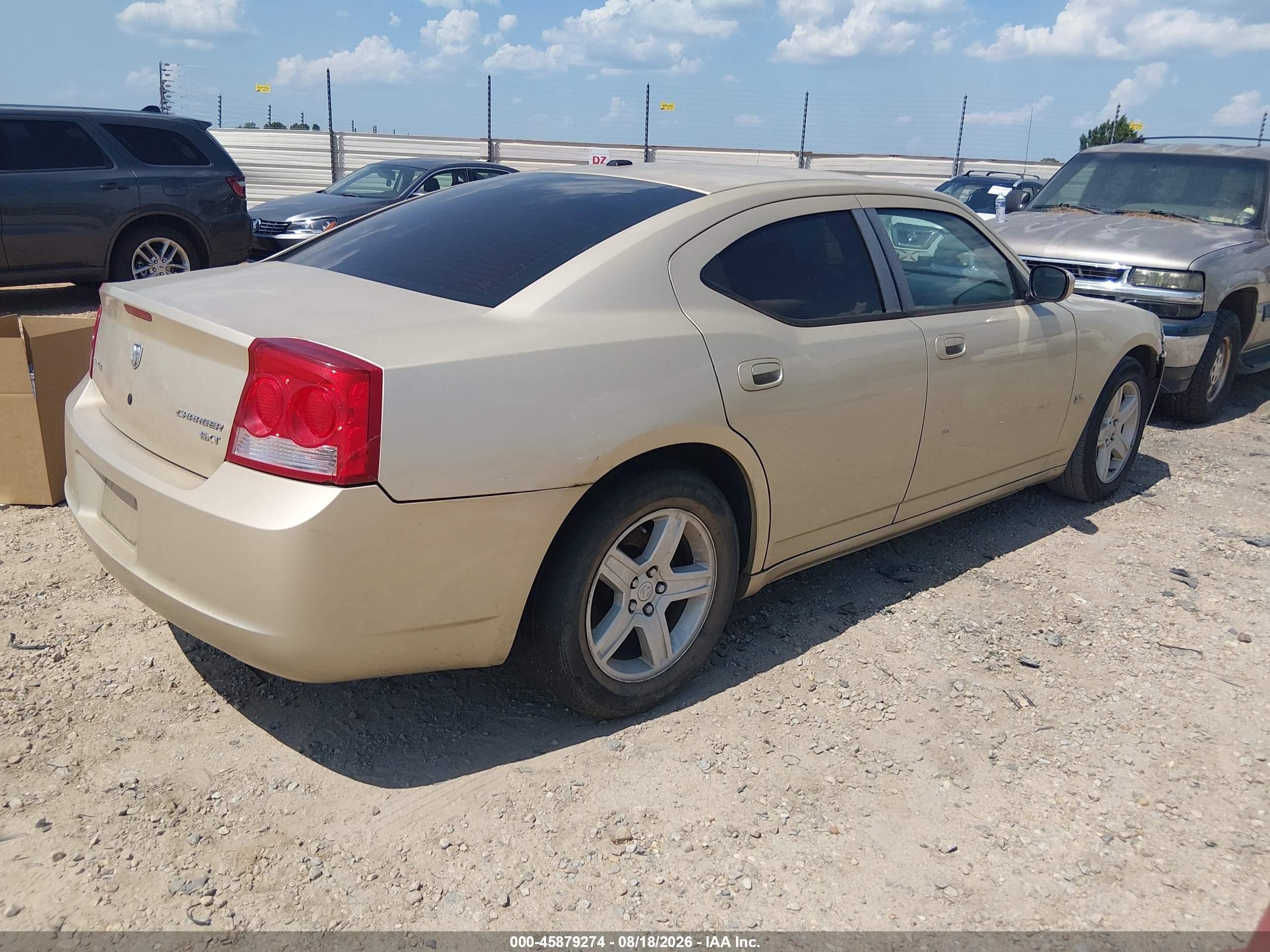 2010 Dodge Charger Sxt Gold vin: 2B3CA3CV0AH177939