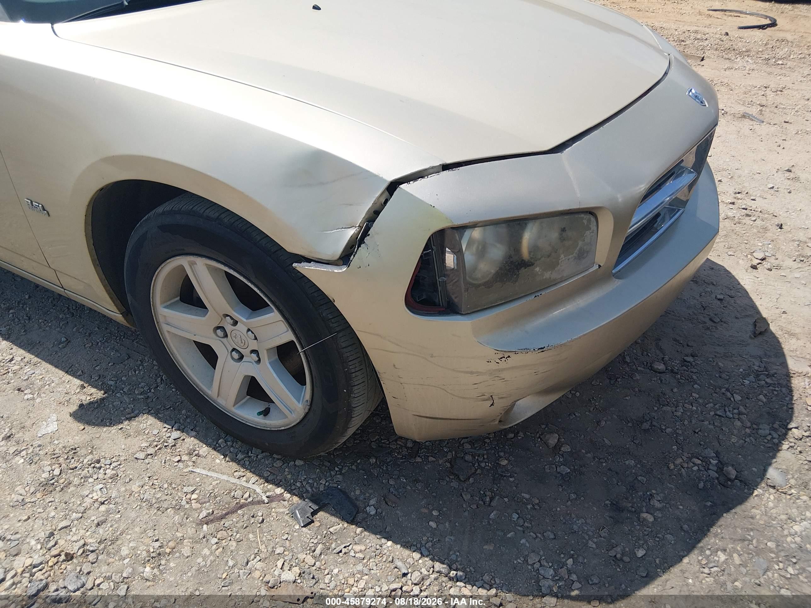 2010 Dodge Charger Sxt Gold vin: 2B3CA3CV0AH177939