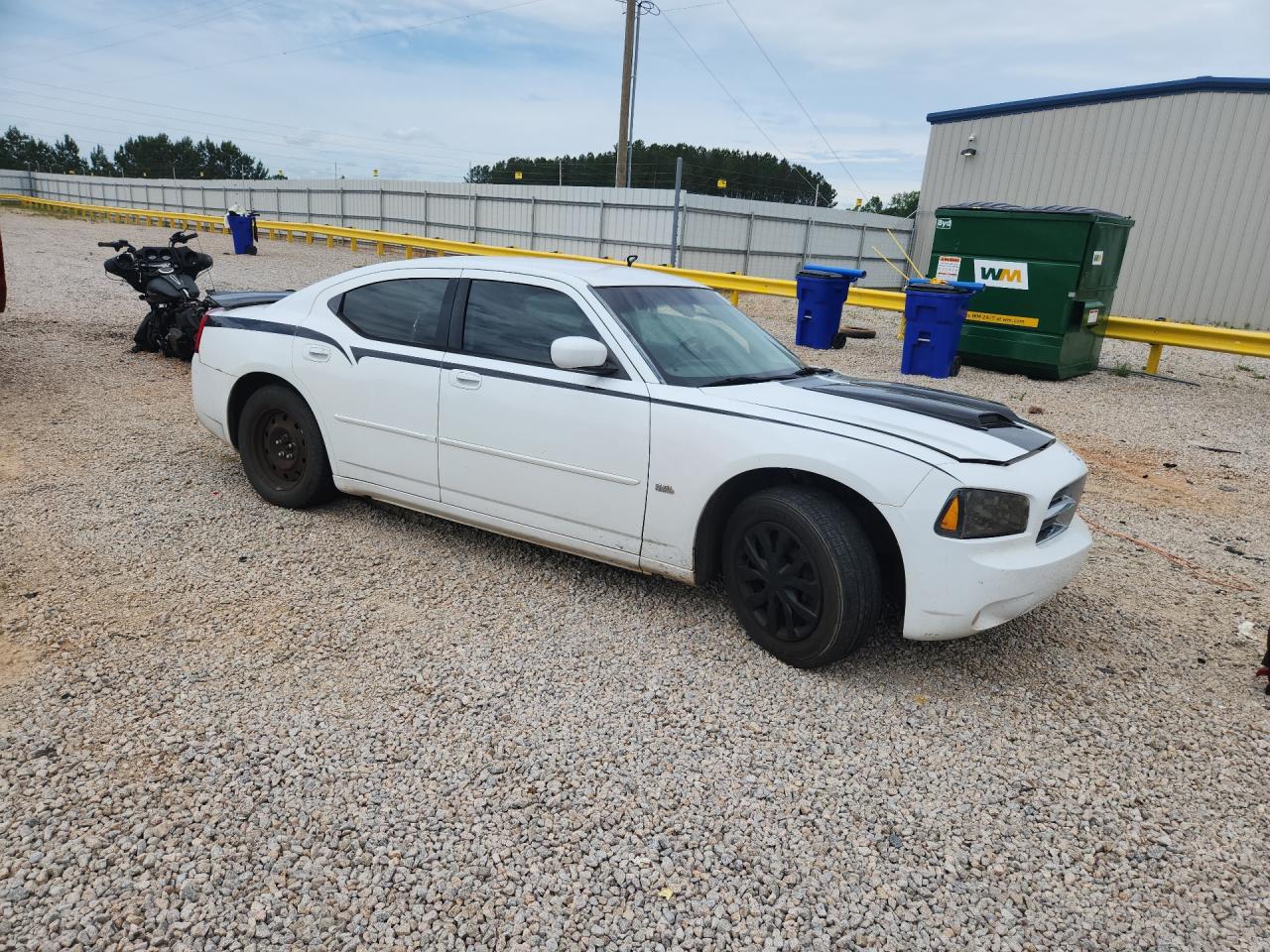 2010 Dodge Charger Sxt White vin: 2B3CA3CV0AH186088