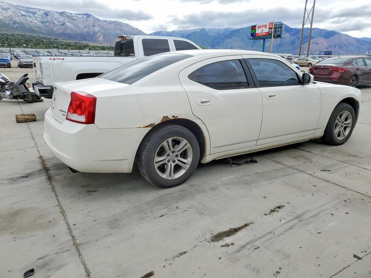 2010 Dodge Charger Sxt White vin: 2B3CA3CV1AH116230