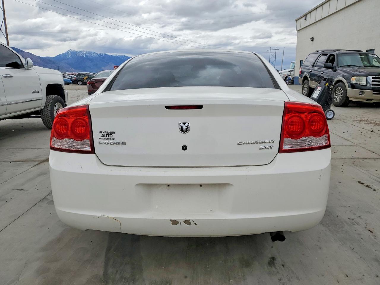 2010 Dodge Charger Sxt White vin: 2B3CA3CV1AH116230