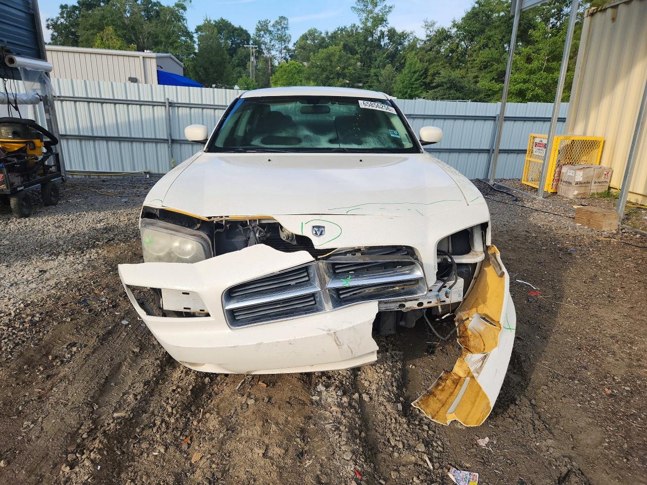 2010 Dodge Charger Sxt White vin: 2B3CA3CV1AH127504