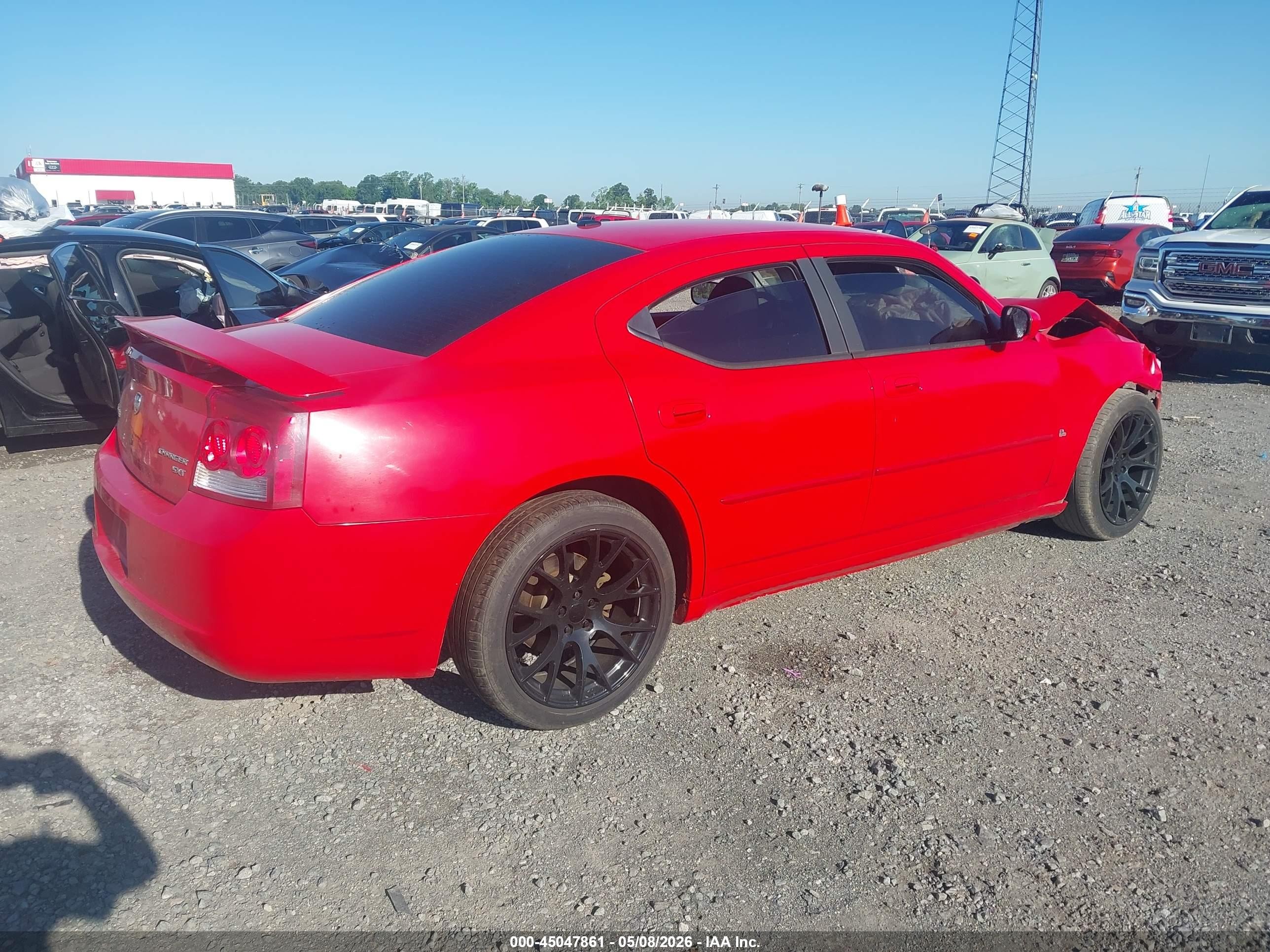 2010 Dodge Charger Sxt Red vin: 2B3CA3CV1AH158803