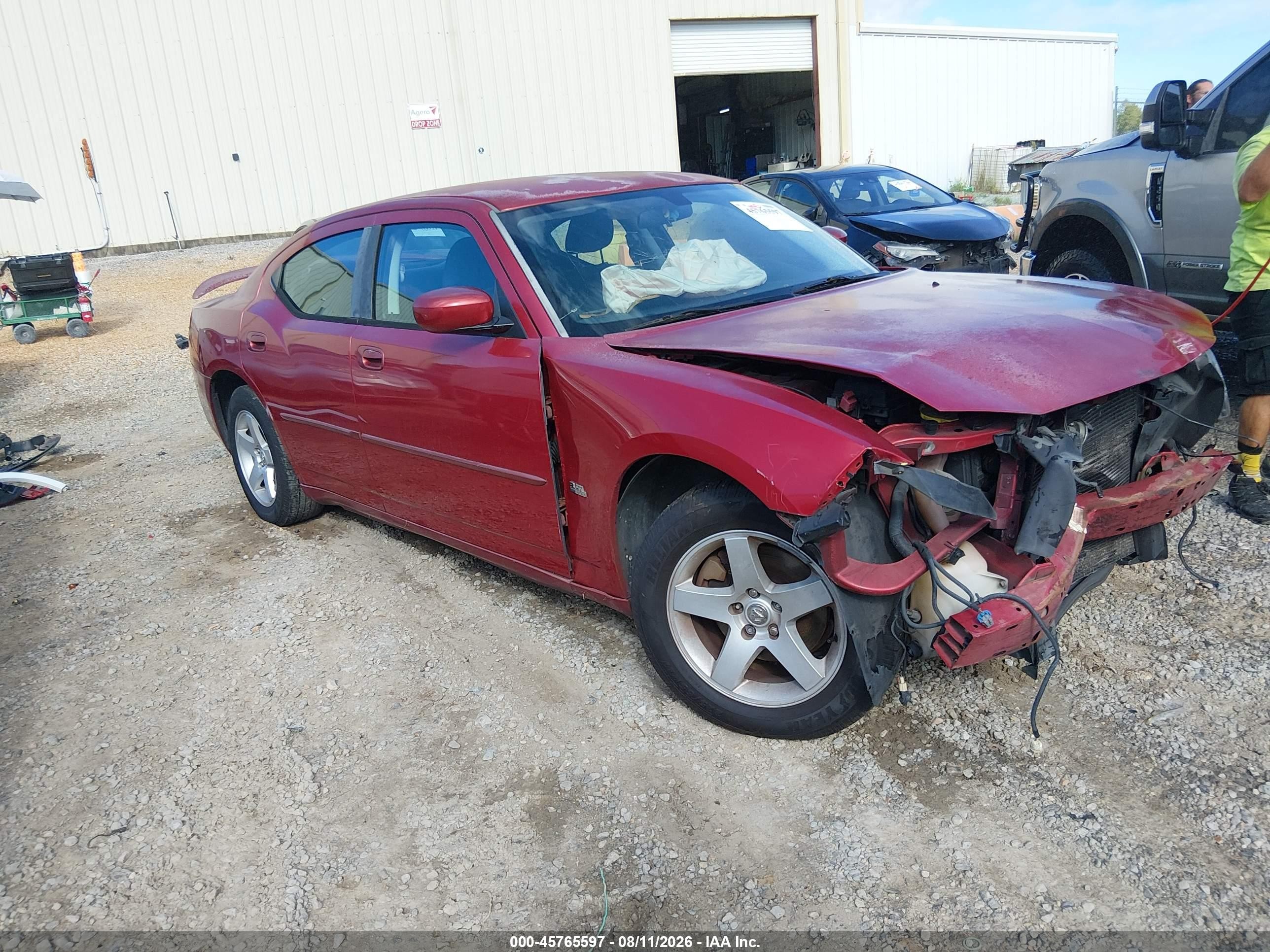 2010 Dodge Charger Sxt Red vin: 2B3CA3CV1AH196161