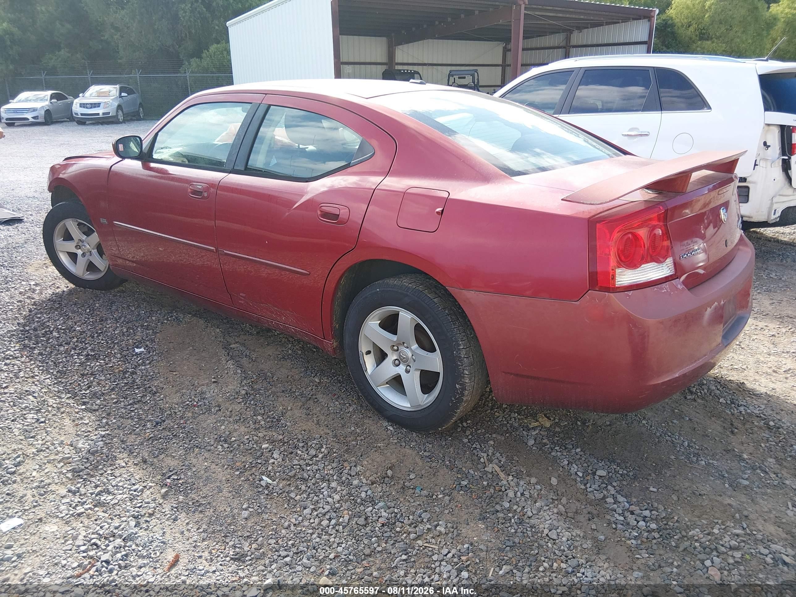 2010 Dodge Charger Sxt Red vin: 2B3CA3CV1AH196161