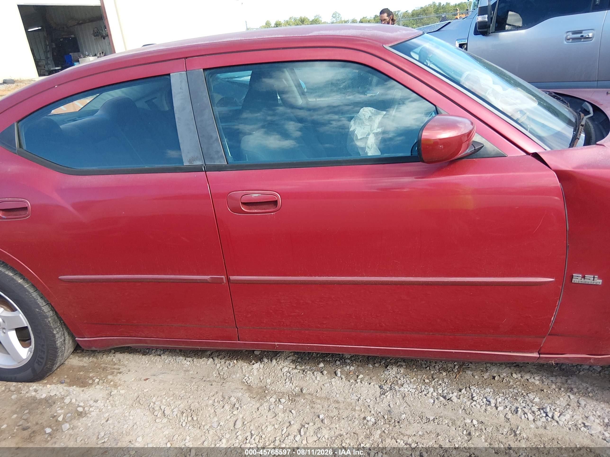 2010 Dodge Charger Sxt Red vin: 2B3CA3CV1AH196161