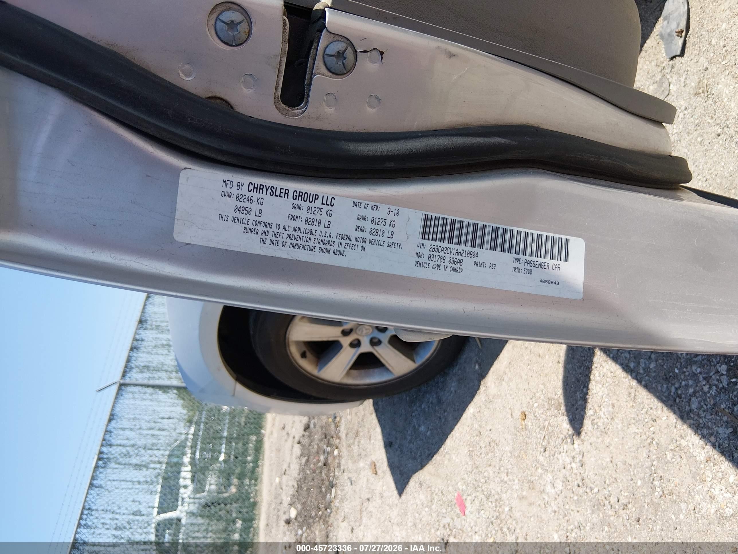 2010 Dodge Charger Sxt Gray vin: 2B3CA3CV1AH210804