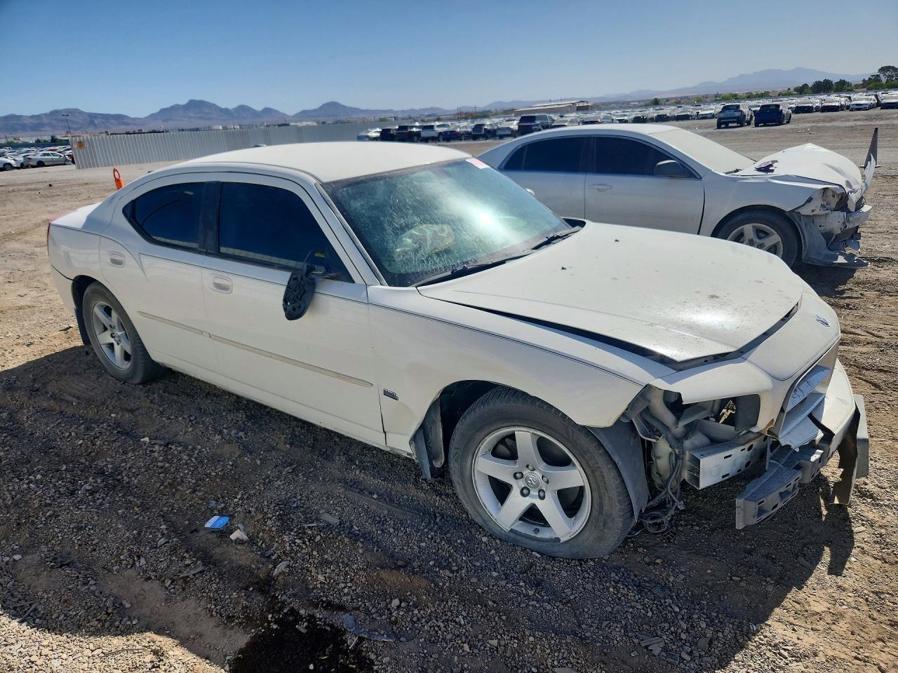 2010 Dodge Charger Sxt White vin: 2B3CA3CV2AH125101
