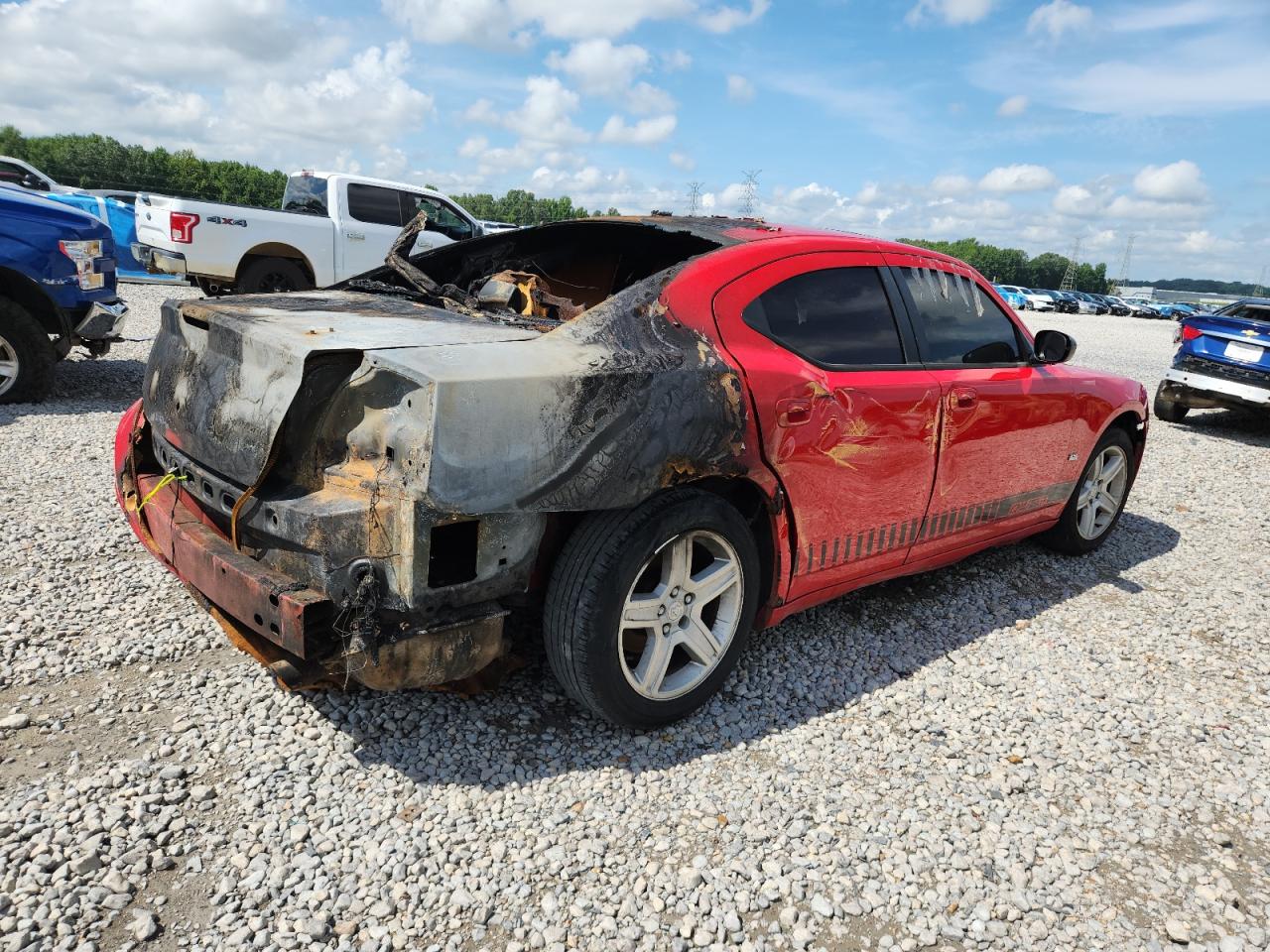 2010 Dodge Charger Sxt Red vin: 2B3CA3CV2AH231788