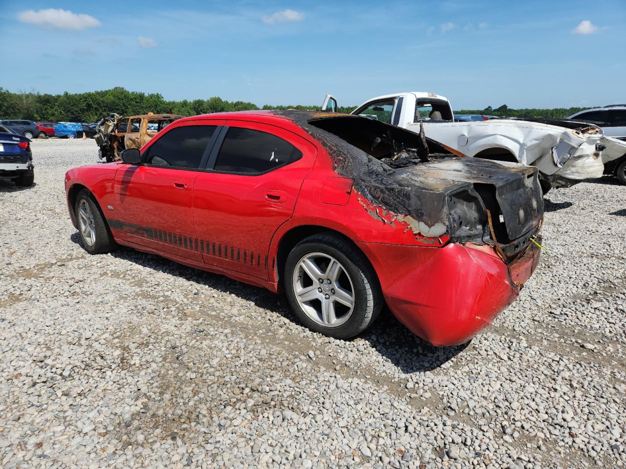 2010 Dodge Charger Sxt Red vin: 2B3CA3CV2AH231788