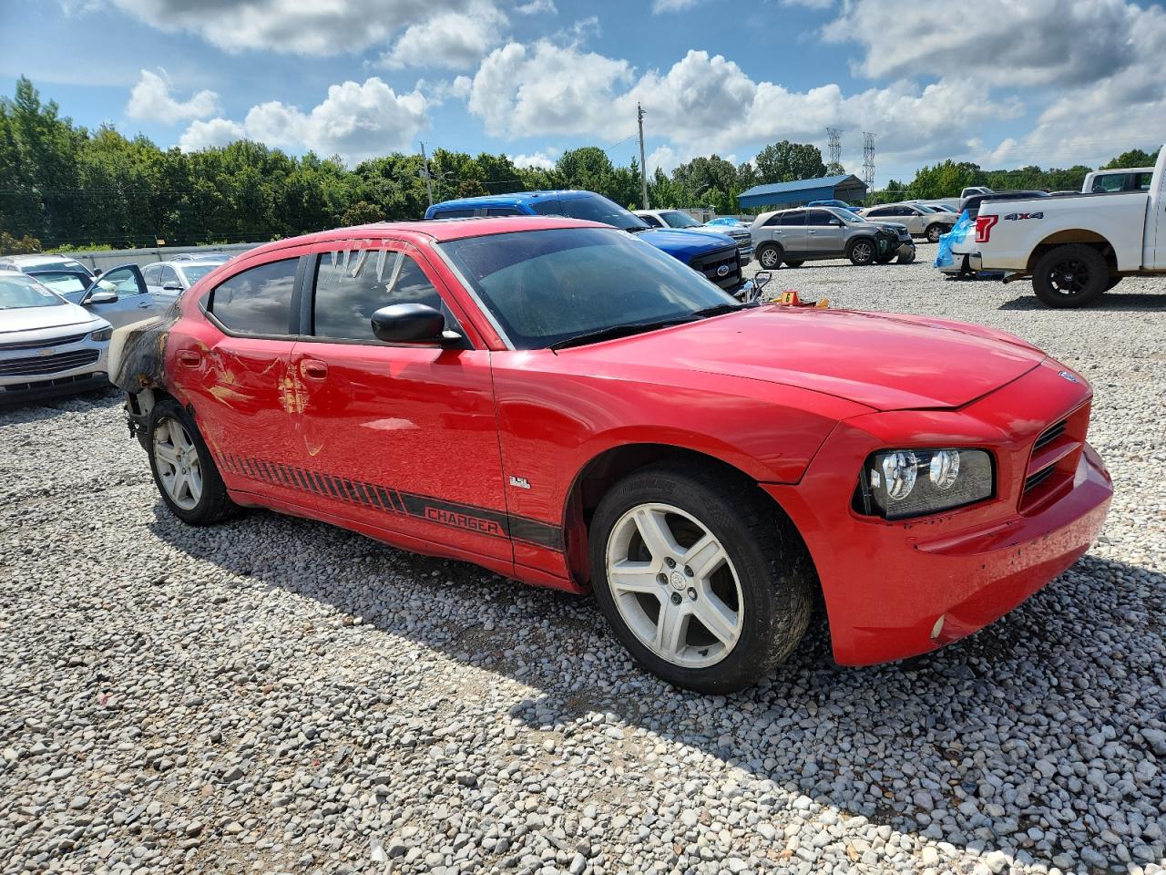 2010 Dodge Charger Sxt Red vin: 2B3CA3CV2AH231788