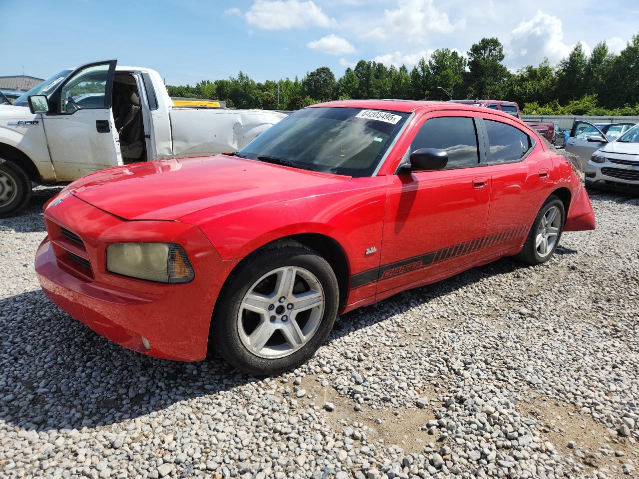 2010 Dodge Charger Sxt Red vin: 2B3CA3CV2AH231788
