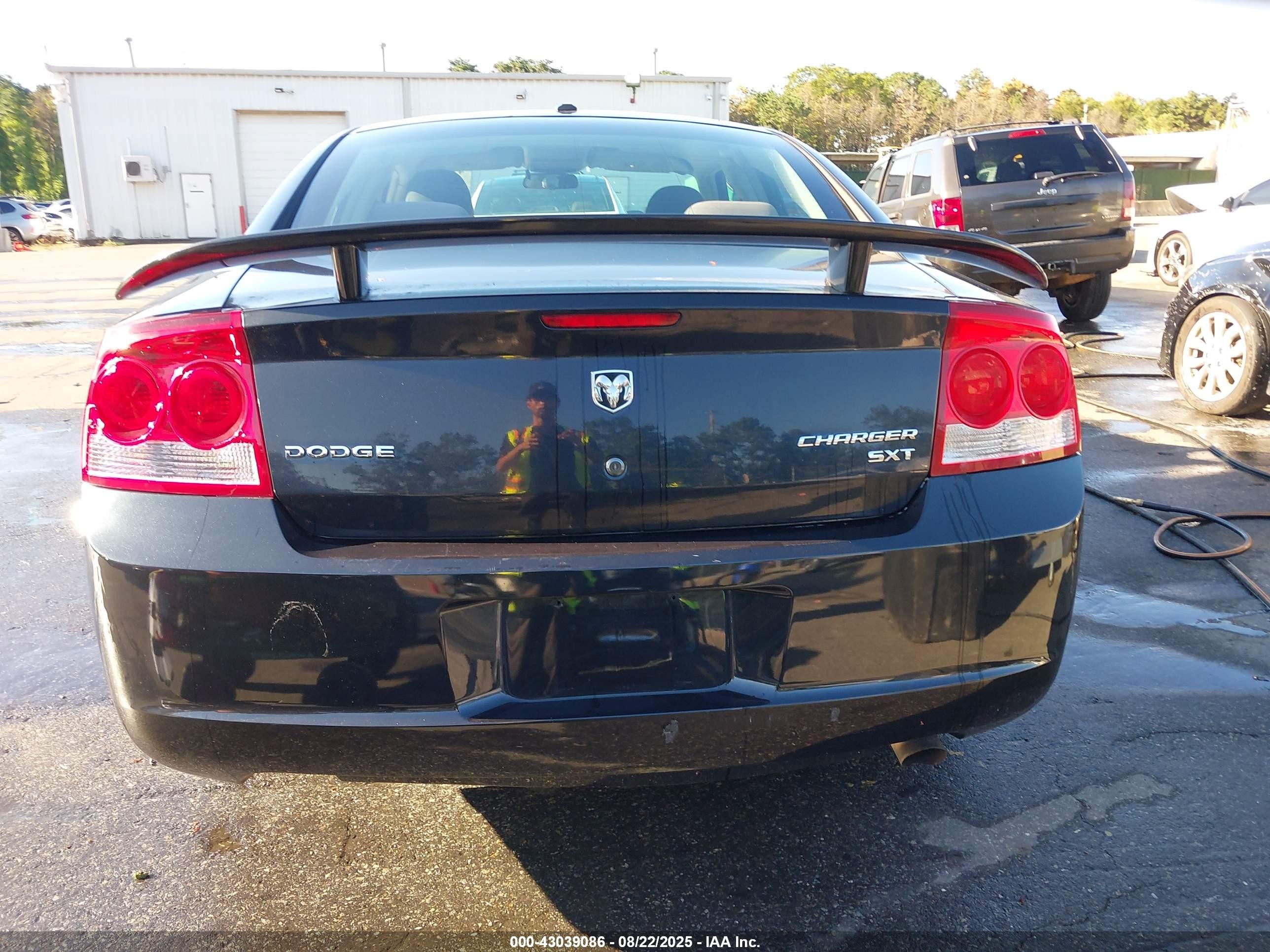 2010 Dodge Charger Sxt Black vin: 2B3CA3CV2AH245948