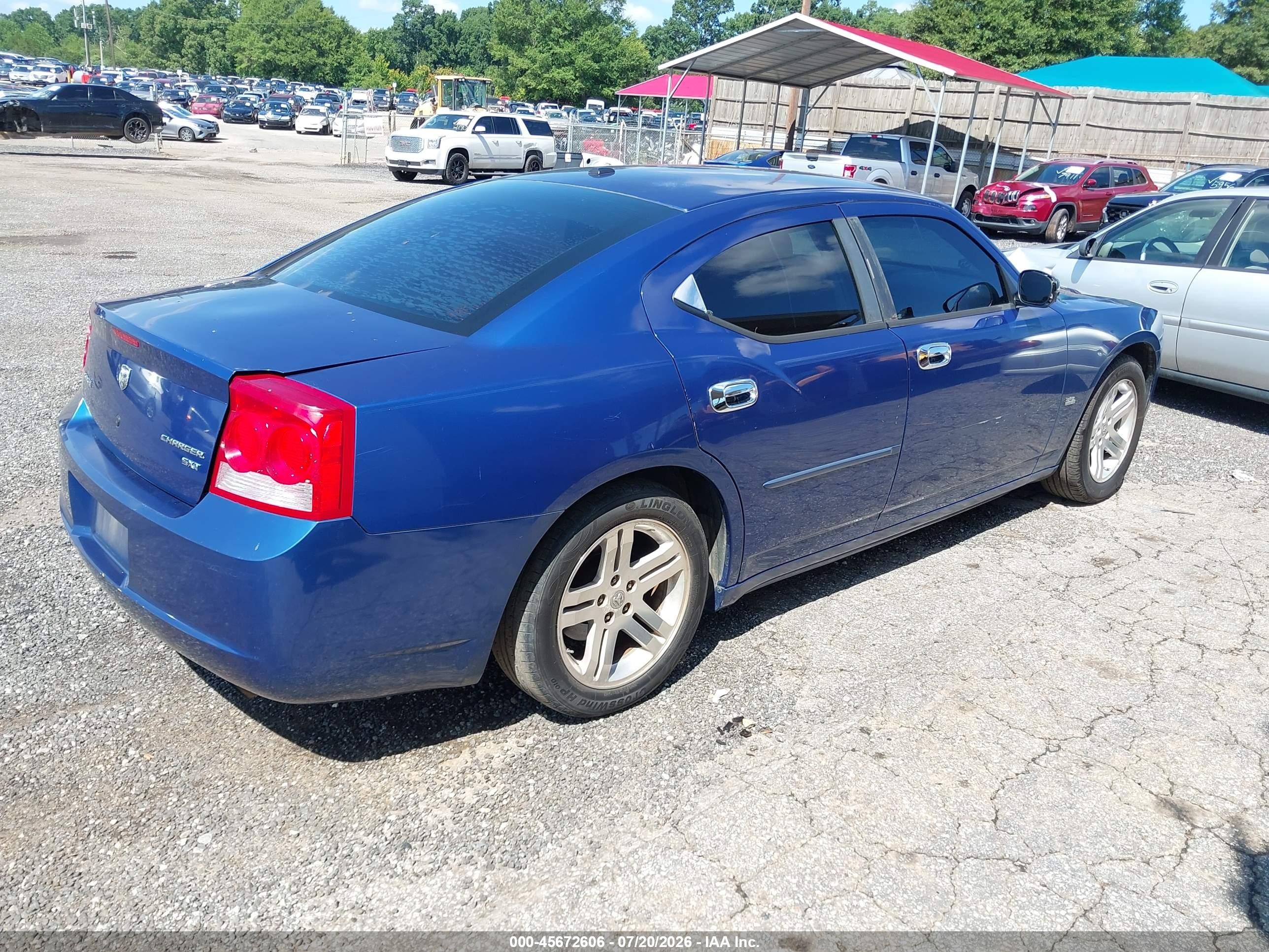 2010 Dodge Charger Sxt Blue vin: 2B3CA3CV2AH248056