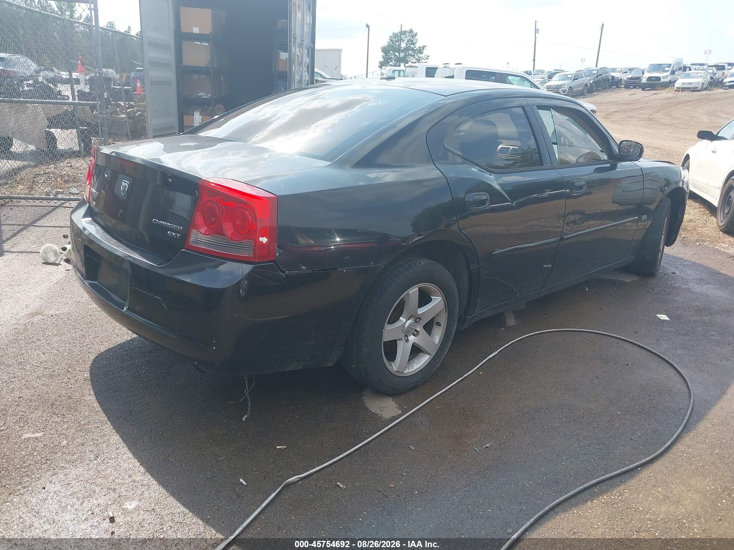 2010 Dodge Charger Sxt Black vin: 2B3CA3CV3AH147513