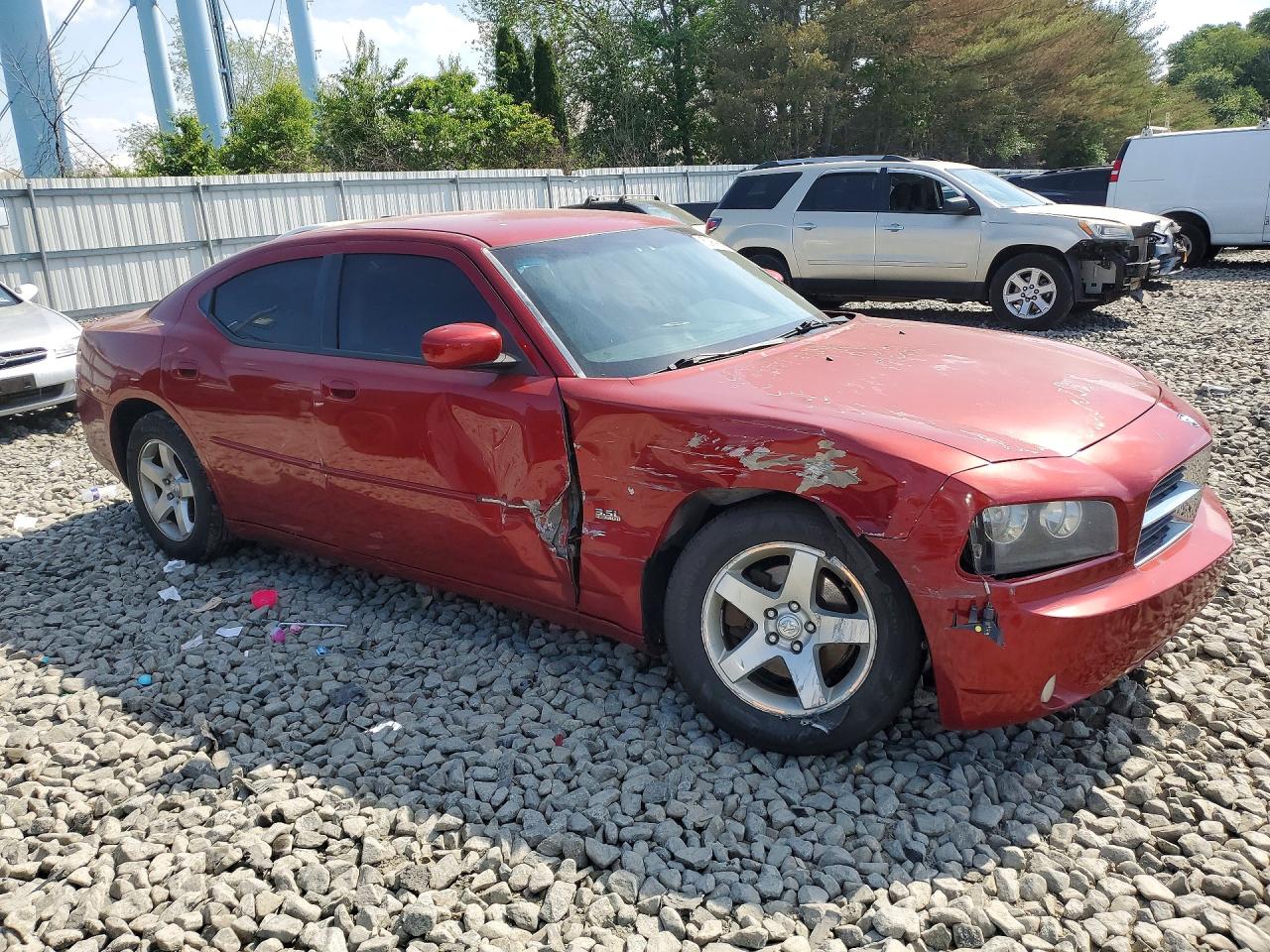 2010 Dodge Charger Sxt Red vin: 2B3CA3CV3AH184948