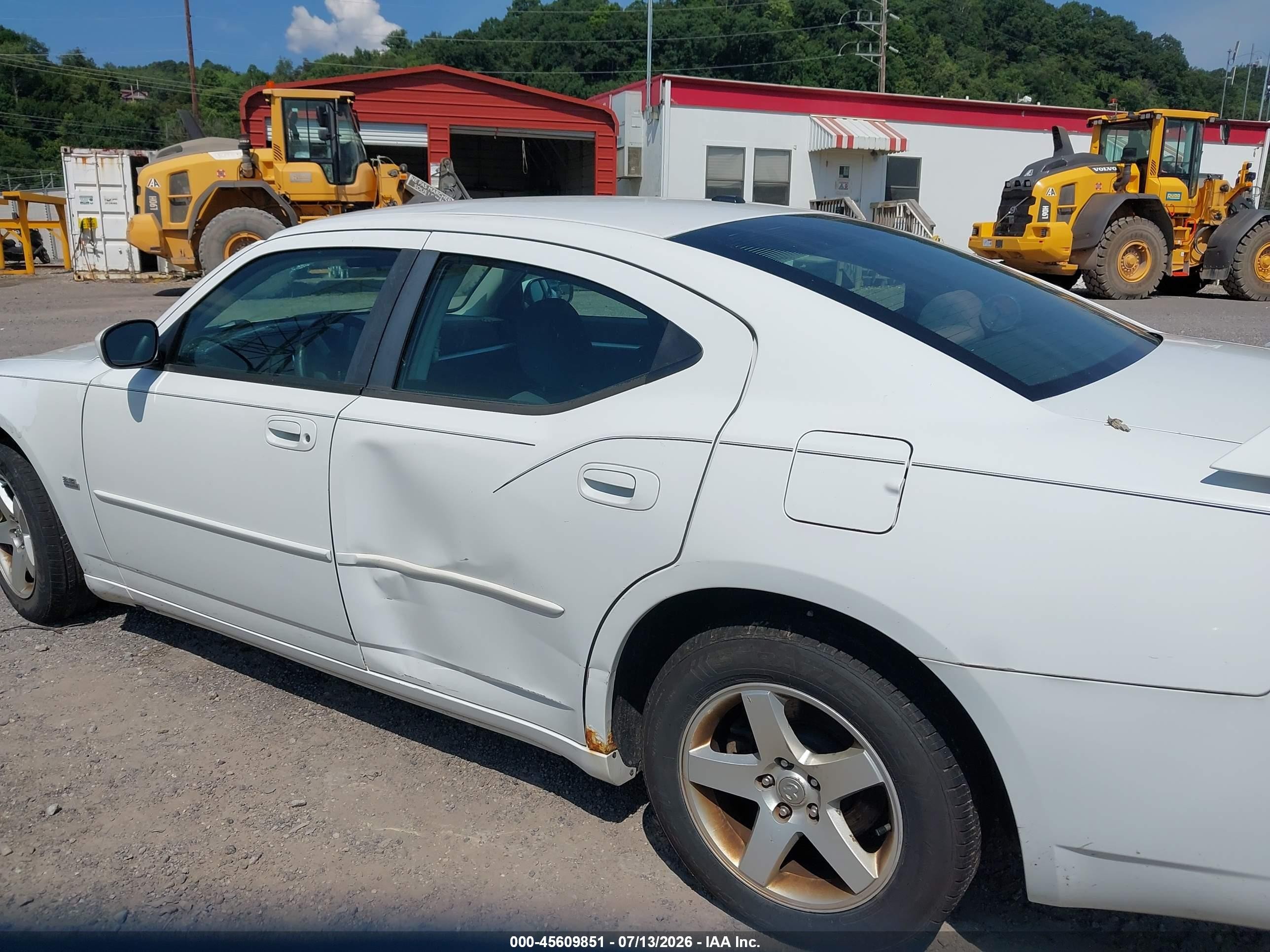 2010 Dodge Charger Sxt White vin: 2B3CA3CV3AH257431