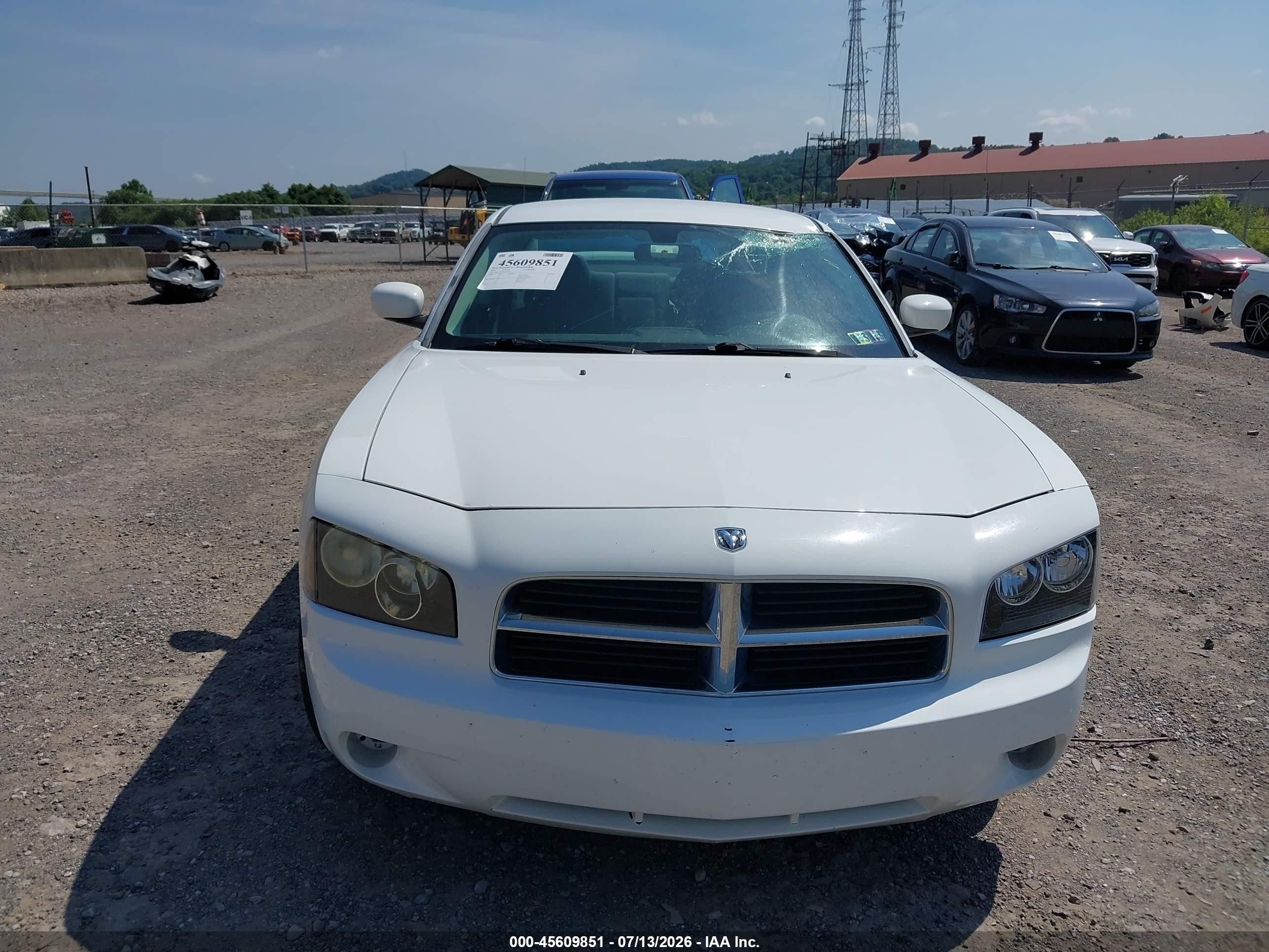 2010 Dodge Charger Sxt White vin: 2B3CA3CV3AH257431
